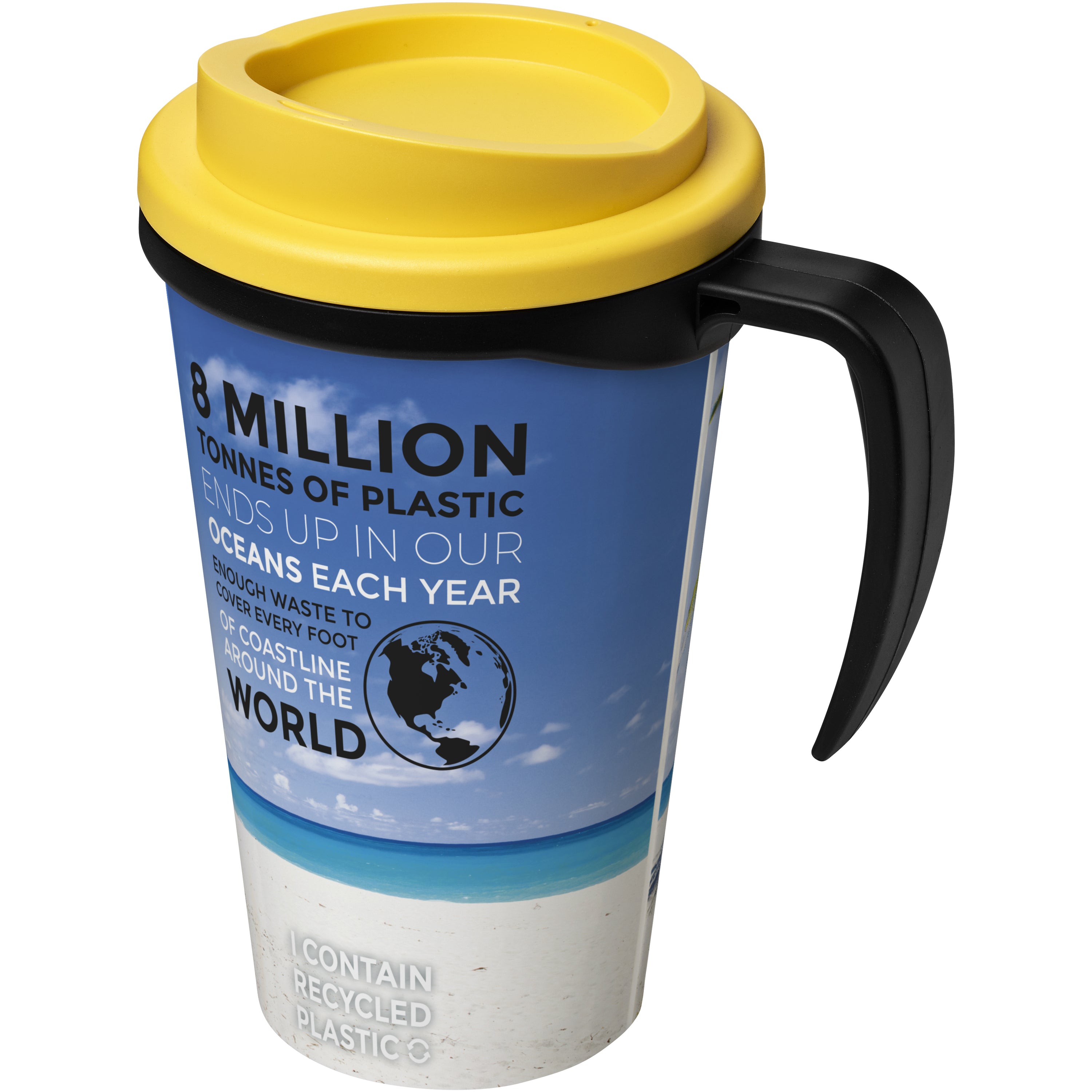 Grande Recycled Plastic Insulated Mug