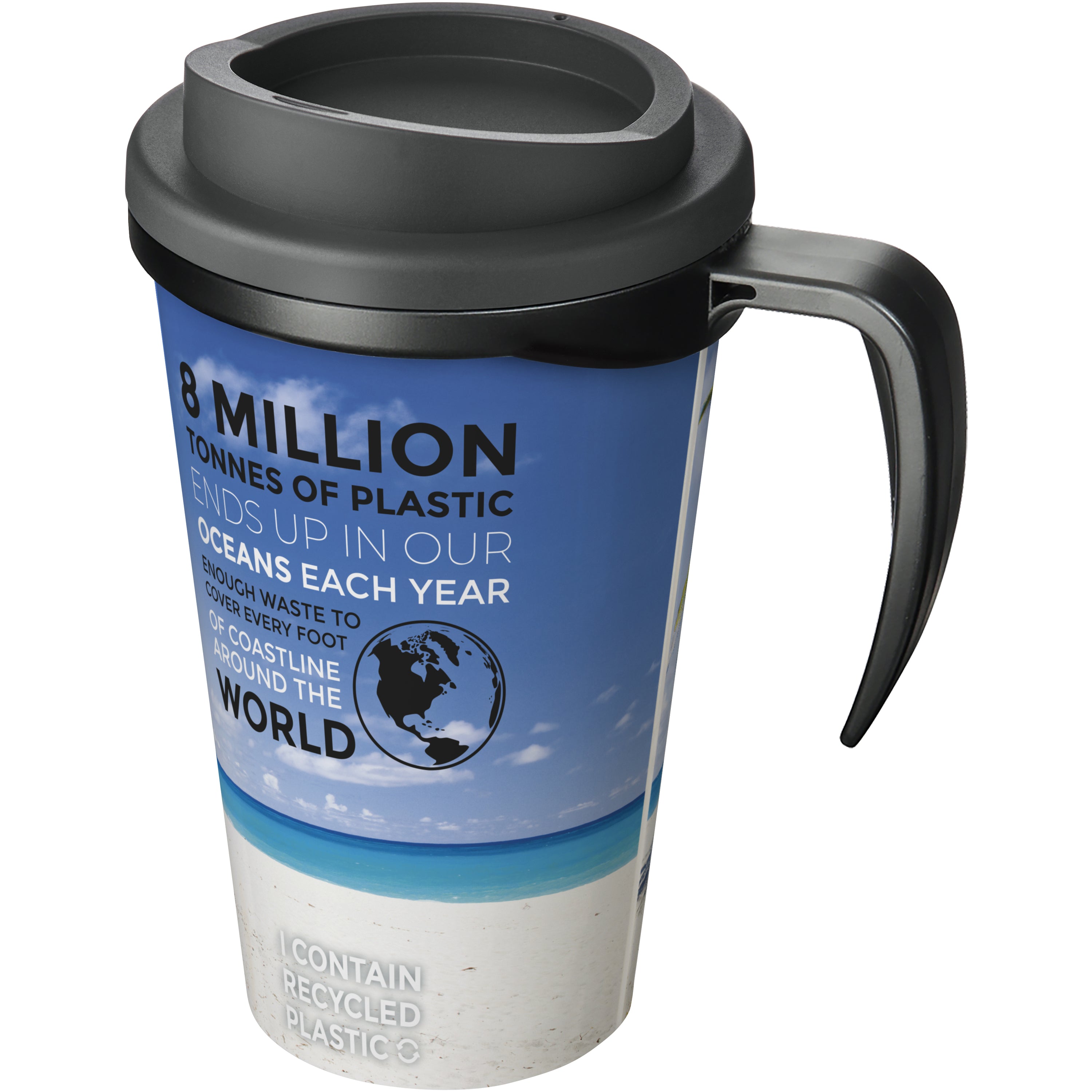 Grande Recycled Plastic Insulated Mug