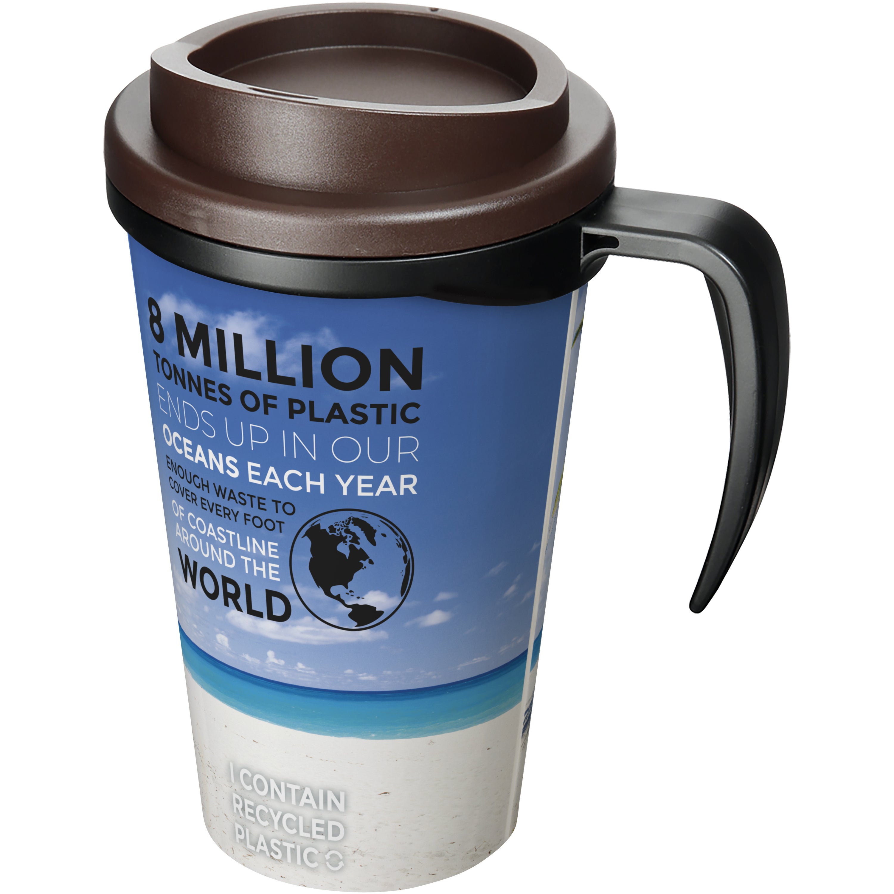 Grande Recycled Plastic Insulated Mug