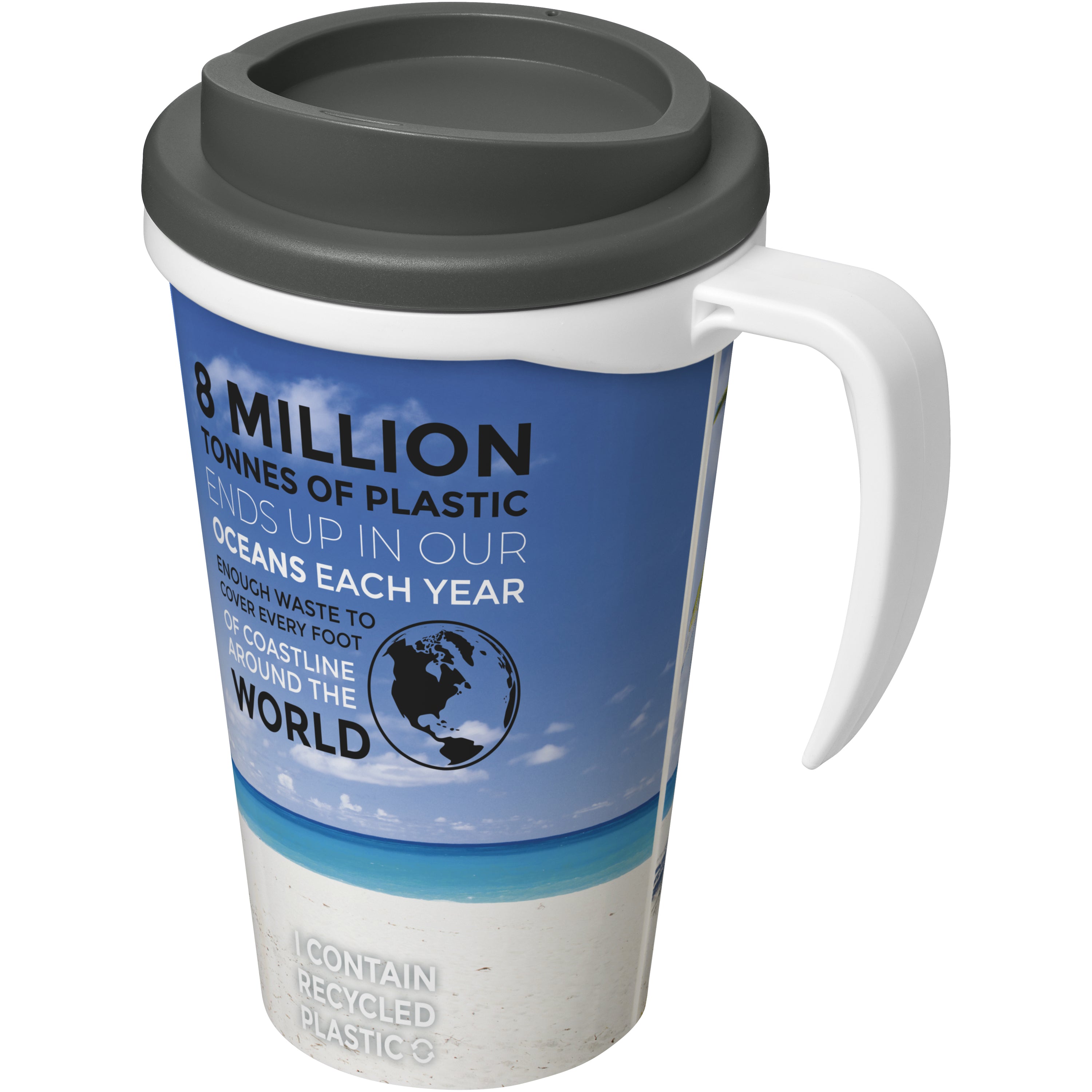 Grande Recycled Plastic Insulated Mug