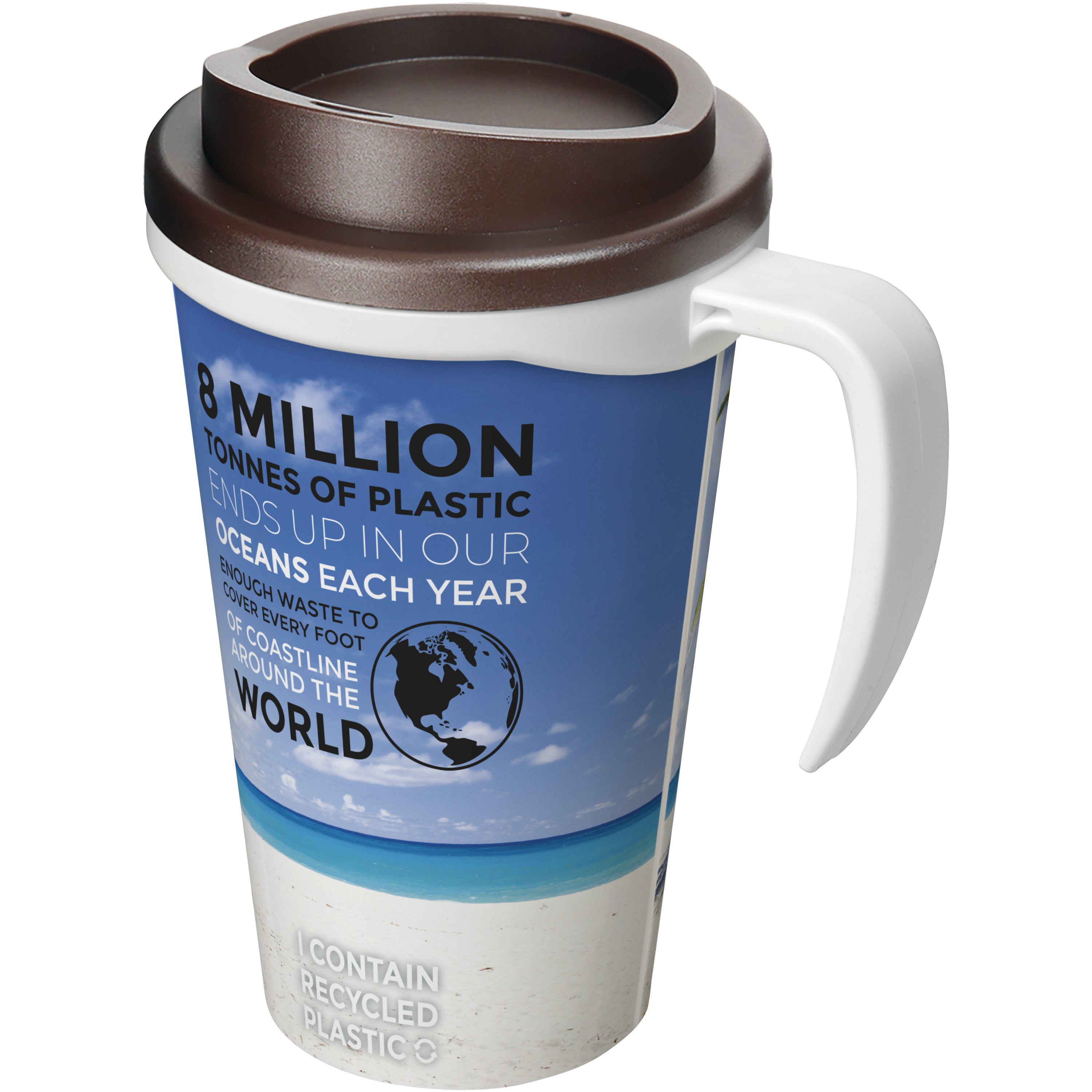 Grande Recycled Plastic Insulated Mug