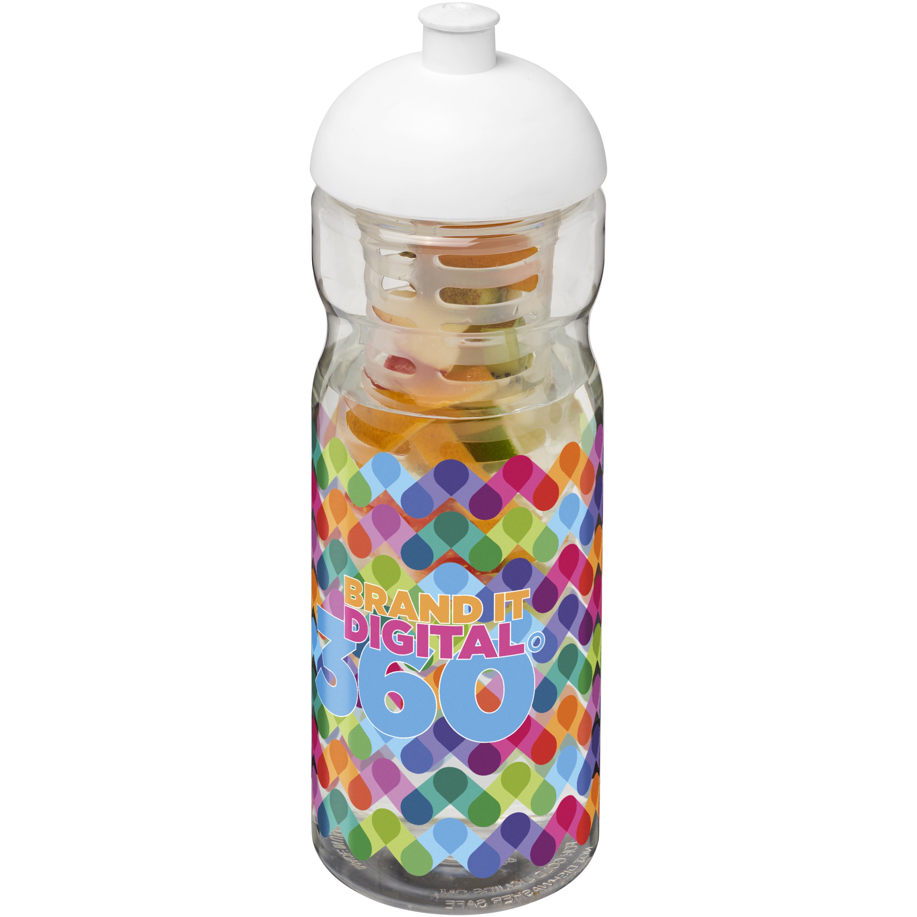 Dome Lid Sports Water Bottle and Infuser