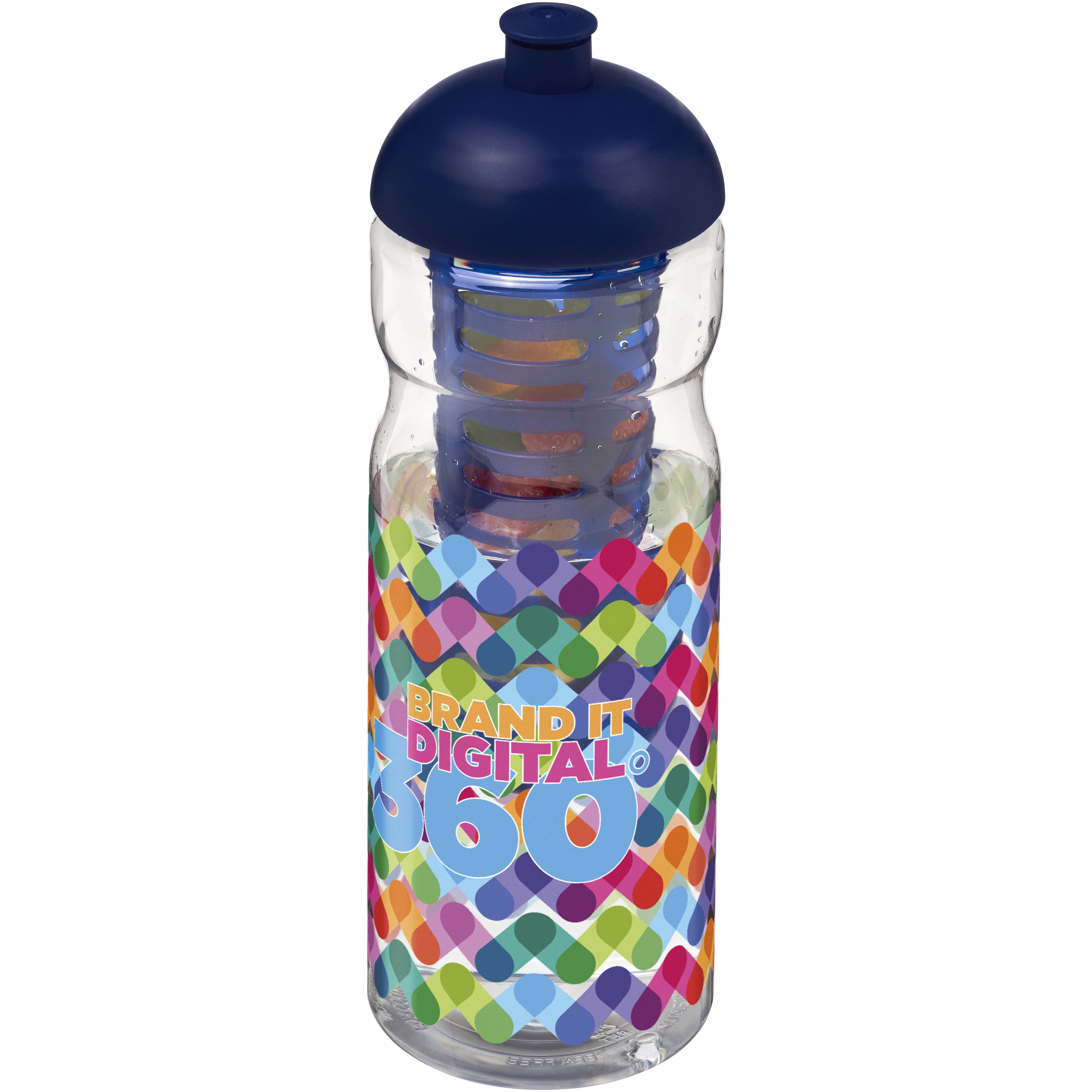 Dome Lid Sports Water Bottle and Infuser