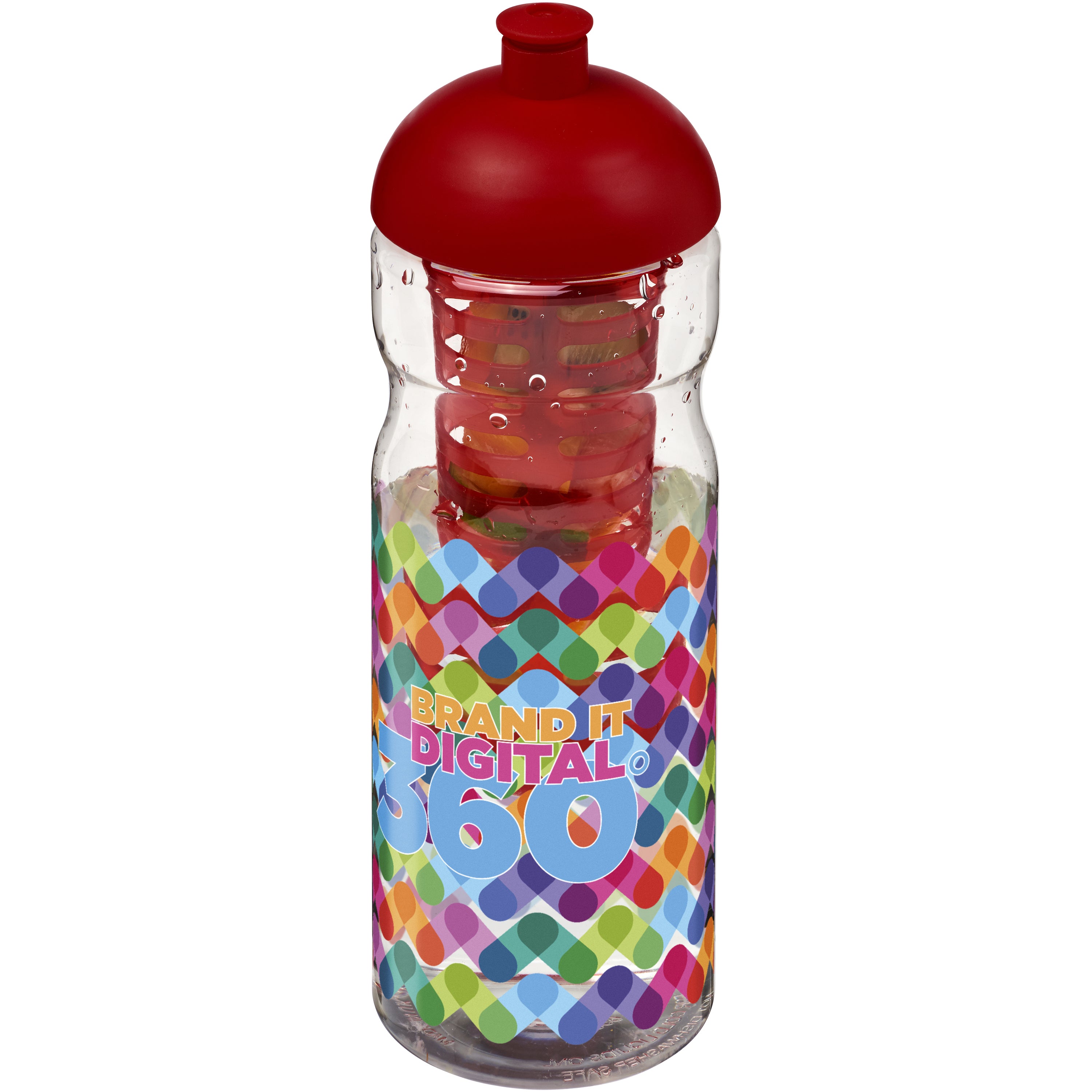 Dome Lid Sports Water Bottle and Infuser