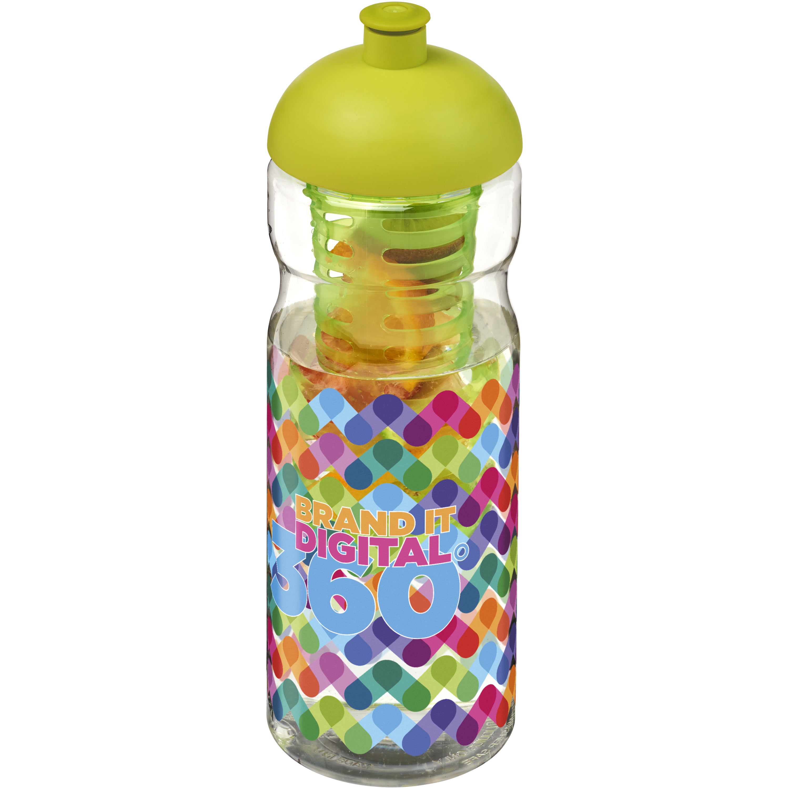 Dome Lid Sports Water Bottle and Infuser