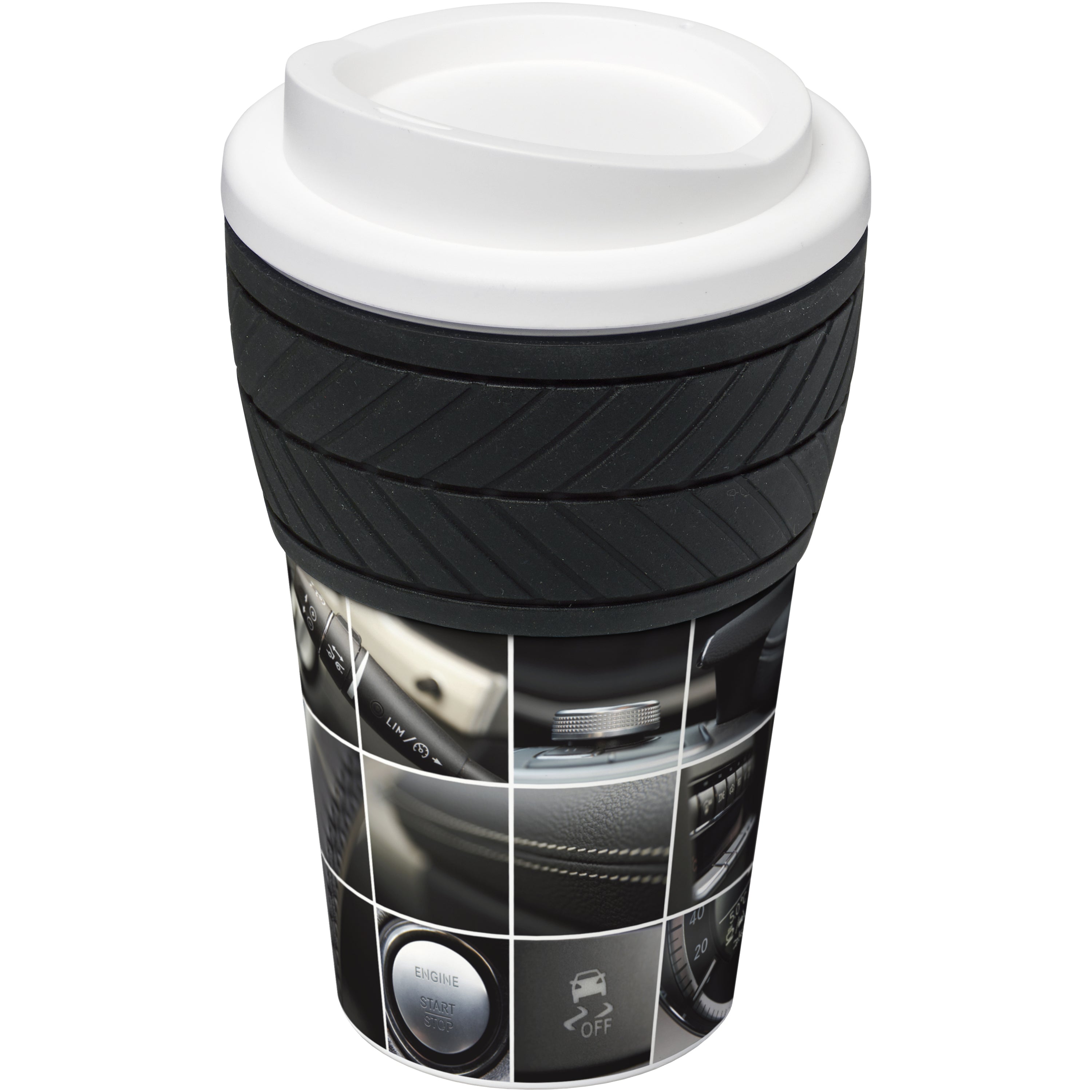 Brite-Americano Tyre 350ml Insulated Tumbler