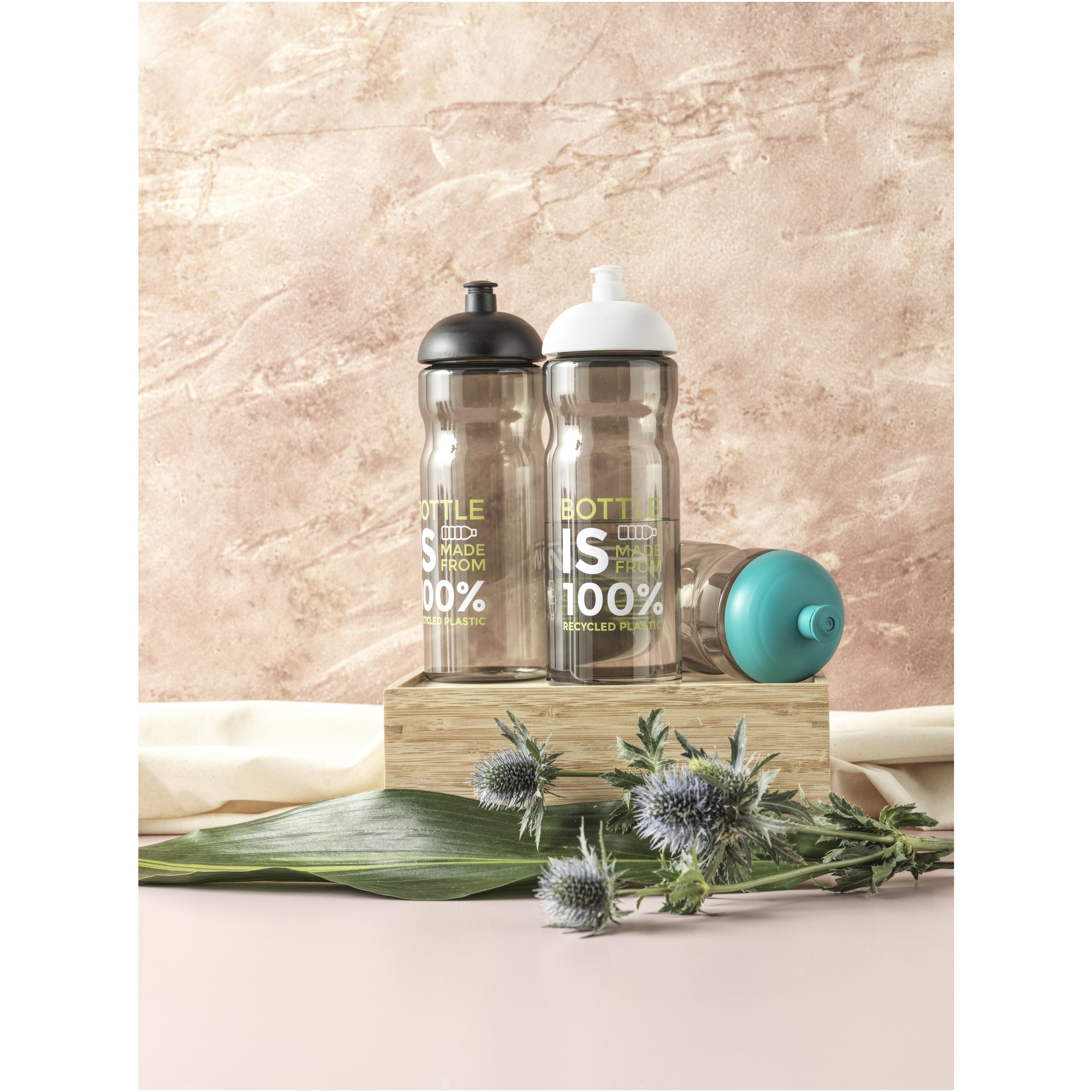 H2O Eco Base 650ml Dome Lid Drinks Bottle