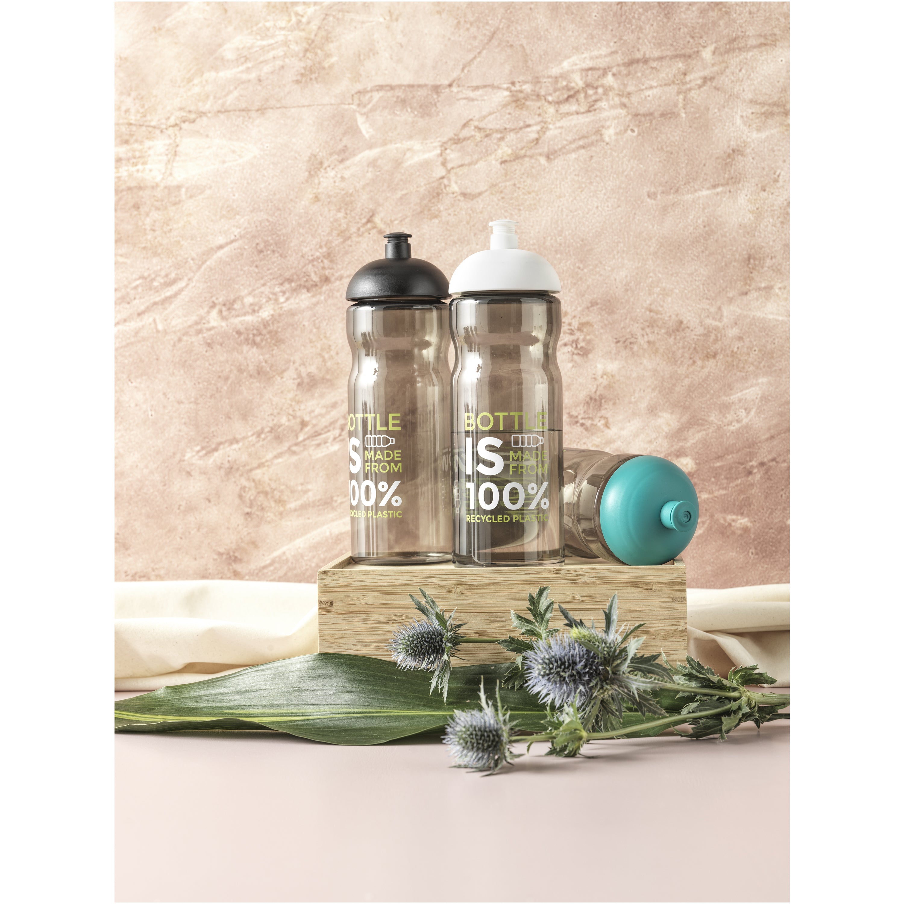 H2O Eco Base 650ml Dome Lid Drinks Bottle