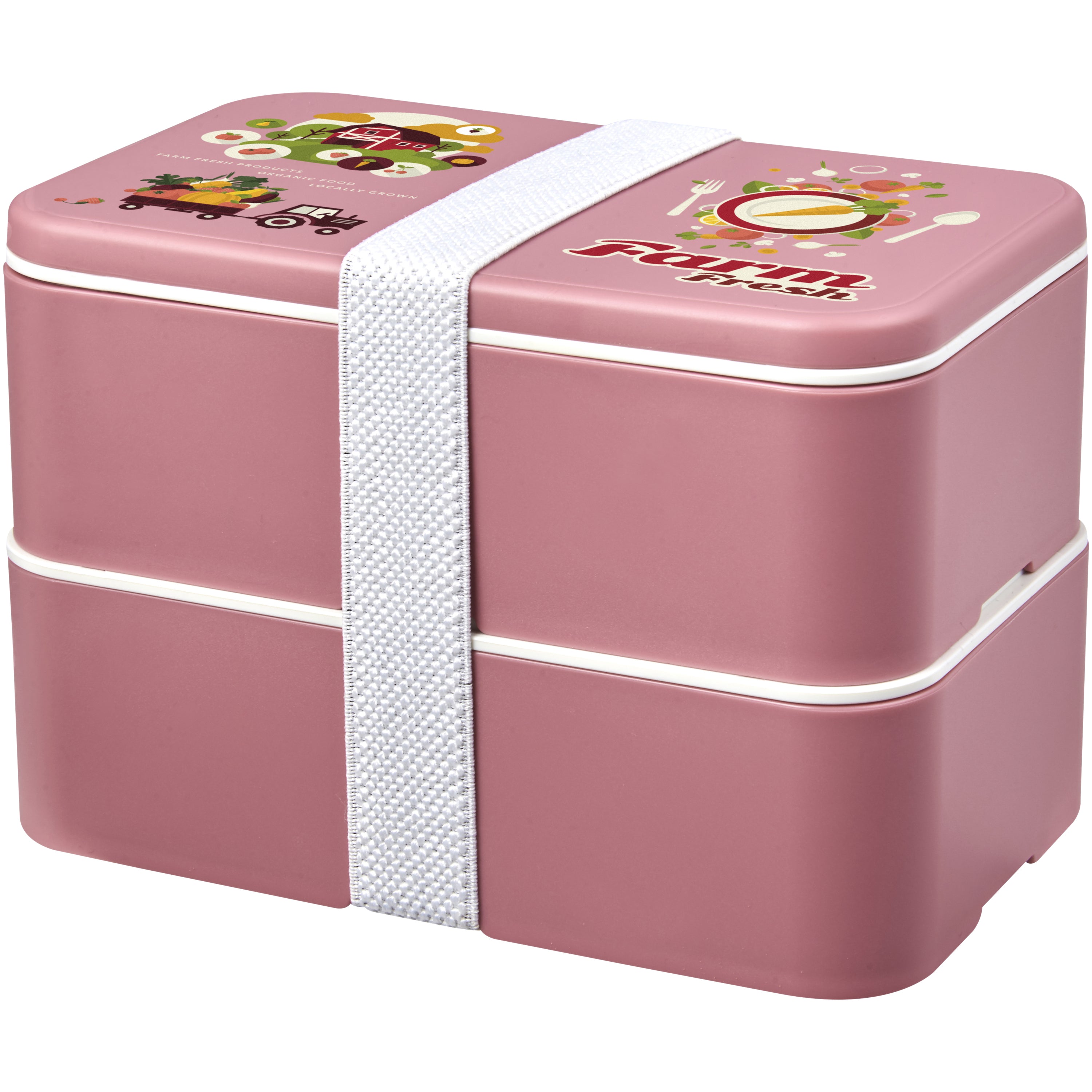 Renew Double Layer Recycled Plastic Lunch Box