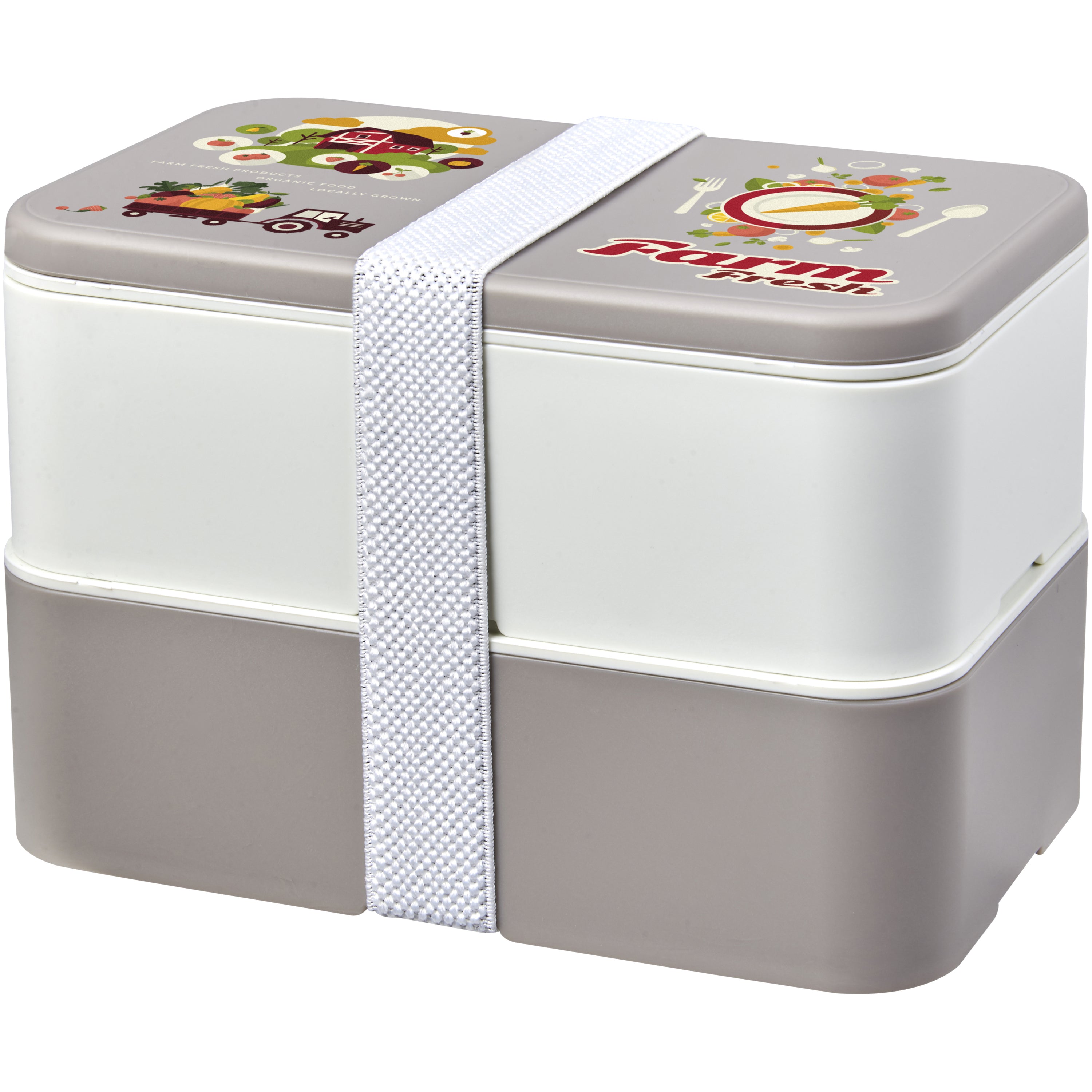 Renew Double Layer Recycled Plastic Lunch Box