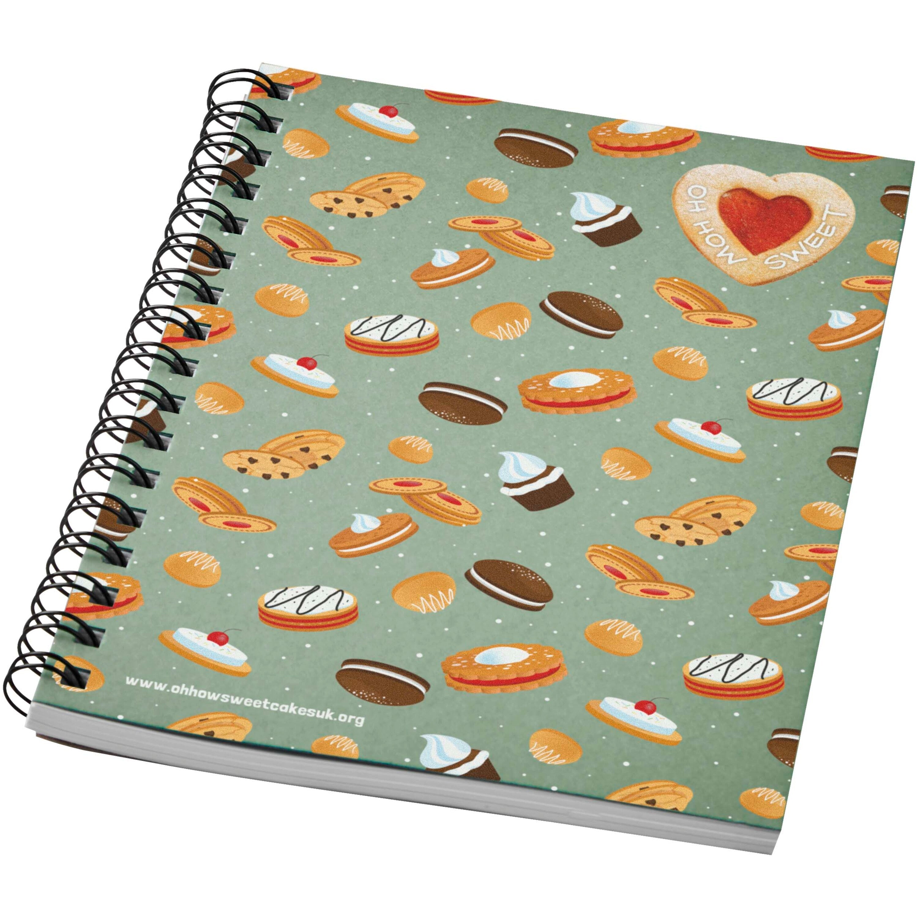 Desk Mate A6 Colourful Spiral Notebook