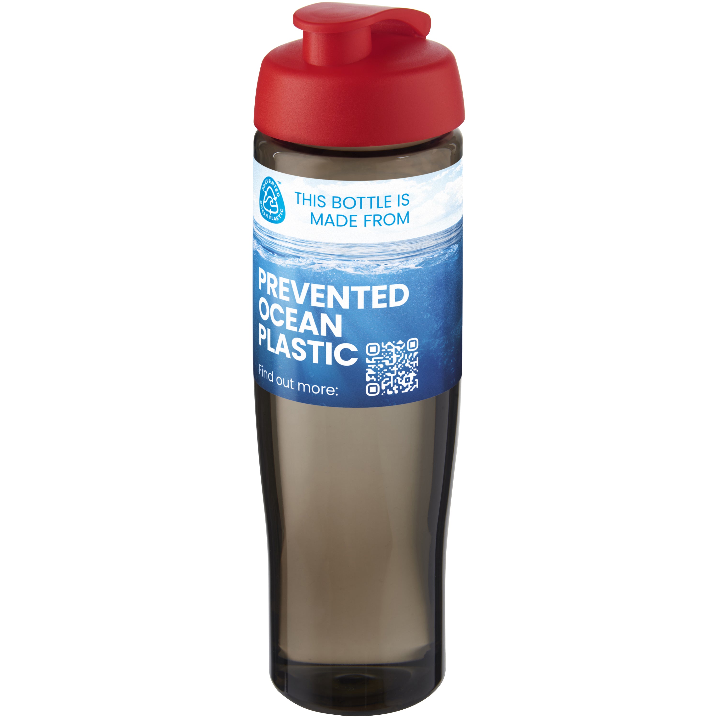 Tempo 700ml Recycled Plastic Flip Water Bottle