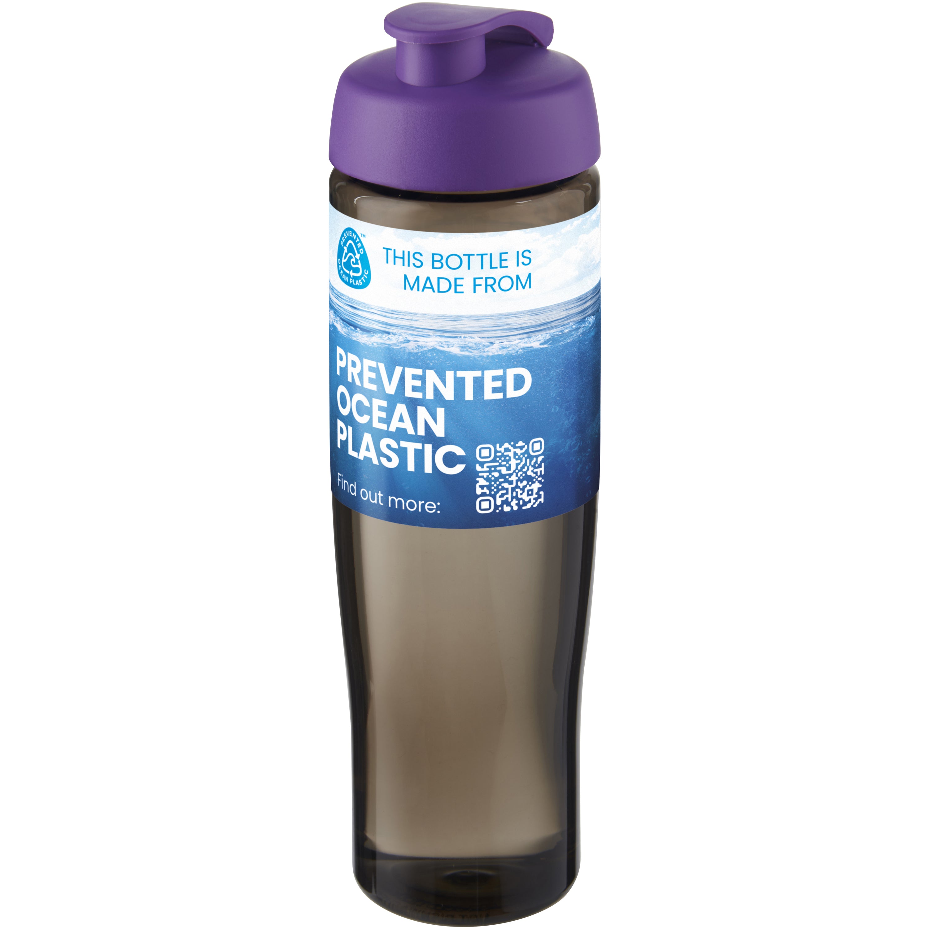 Tempo 700ml Recycled Plastic Flip Water Bottle