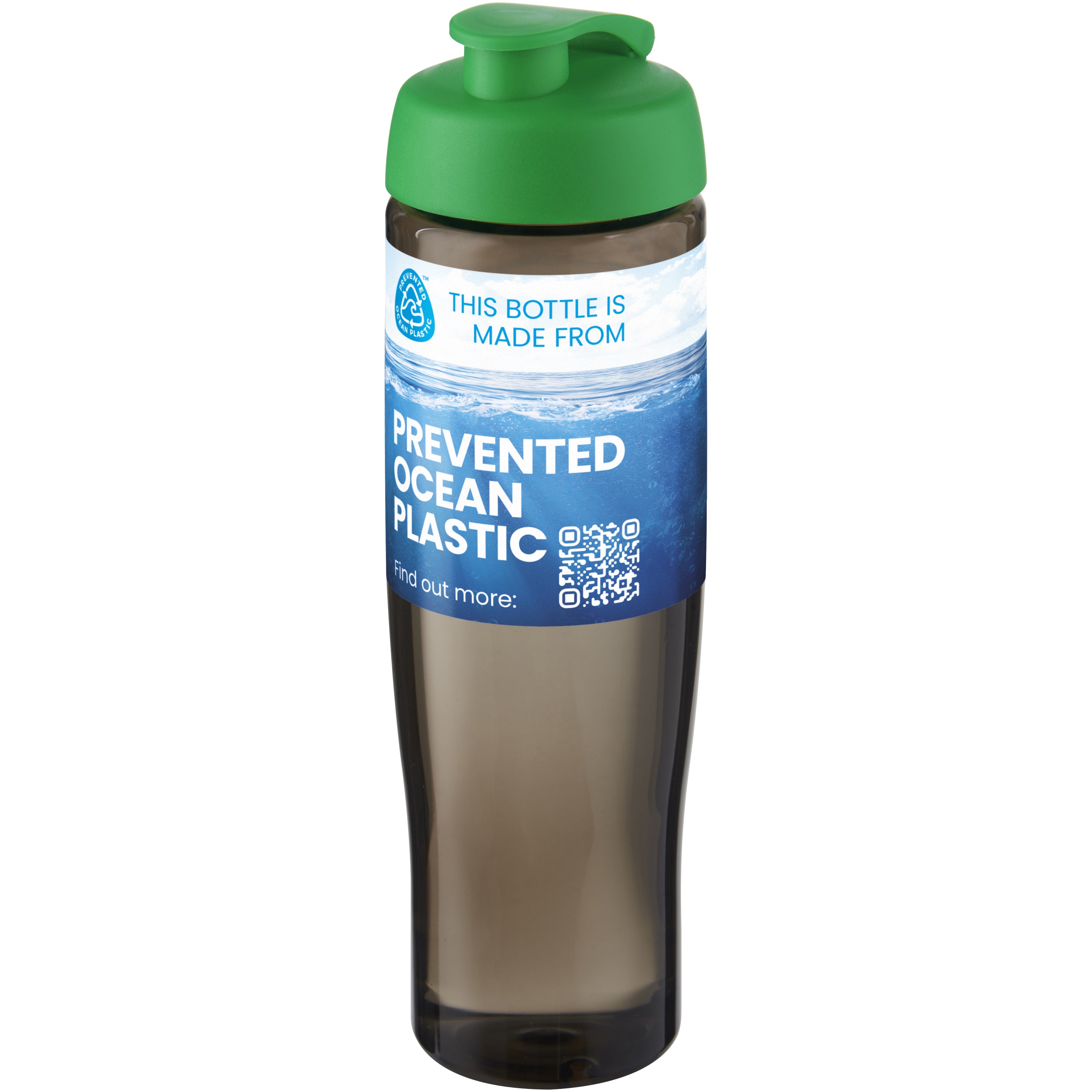 Tempo 700ml Recycled Plastic Flip Water Bottle