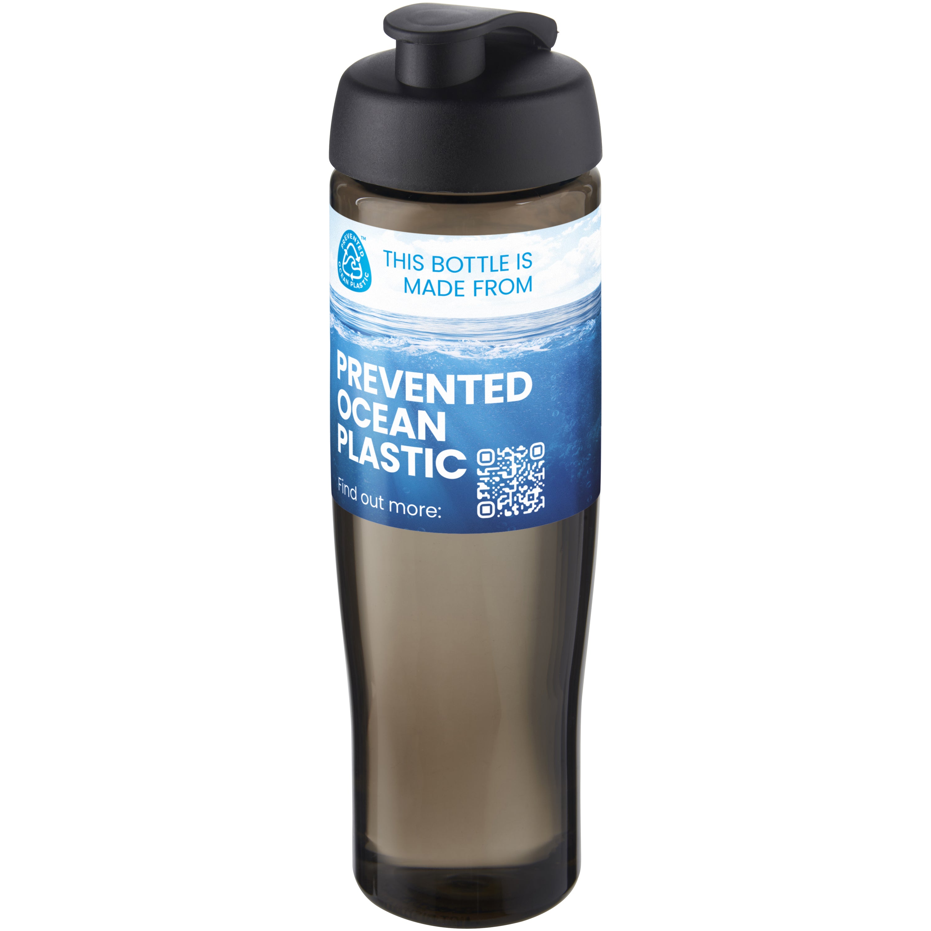 Tempo 700ml Recycled Plastic Flip Water Bottle