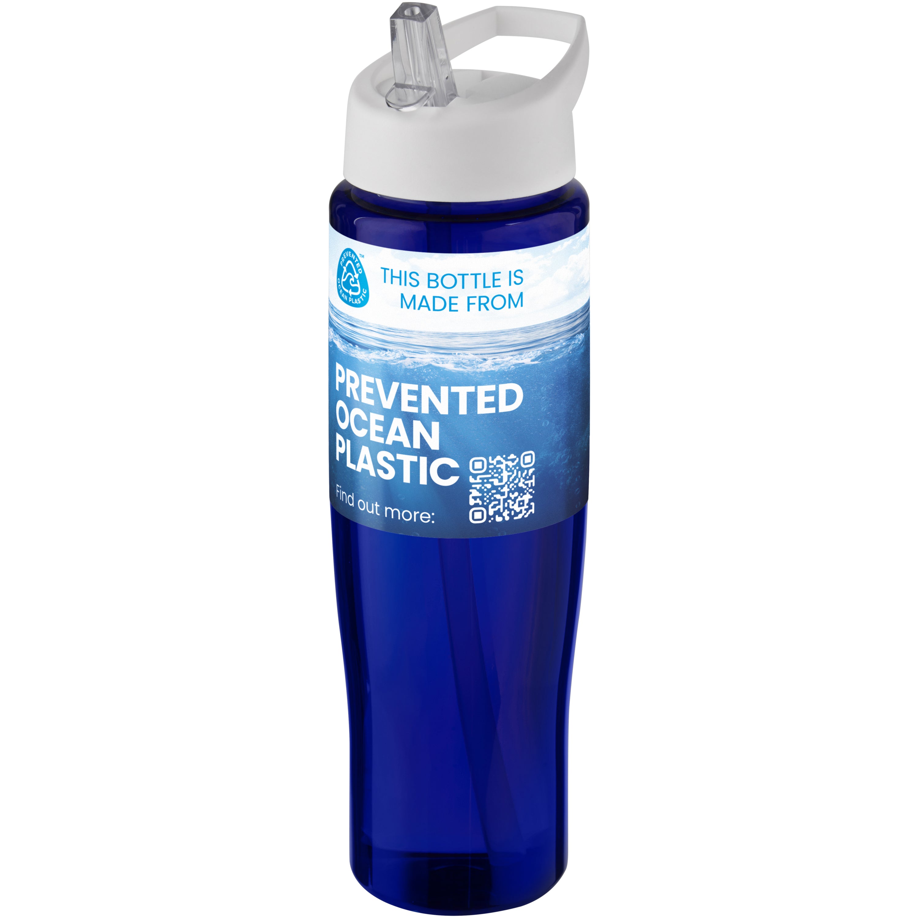 Eco Tempo Recycled Plastic Spout Lid Sports Bottle