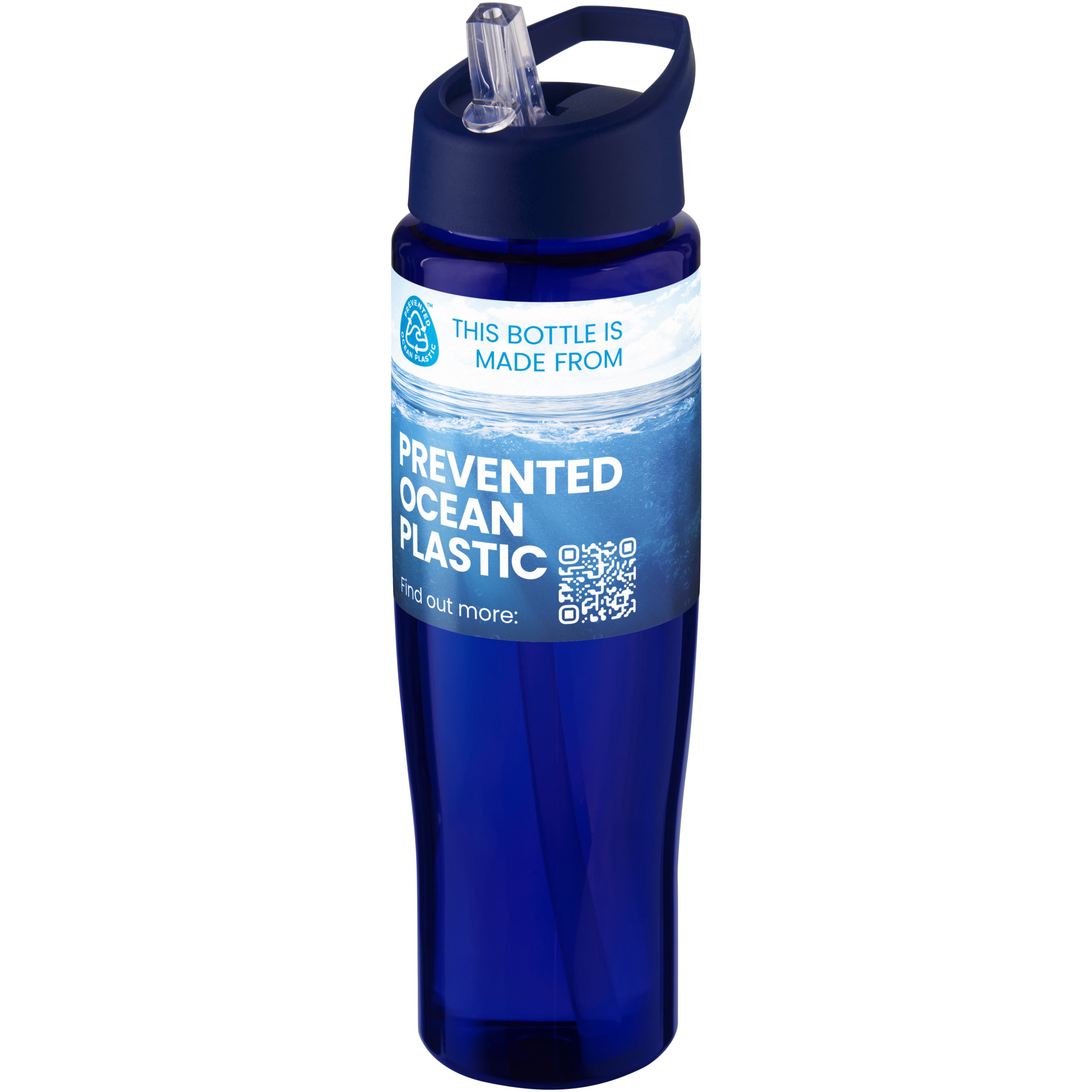 Eco Tempo Recycled Plastic Spout Lid Sports Bottle