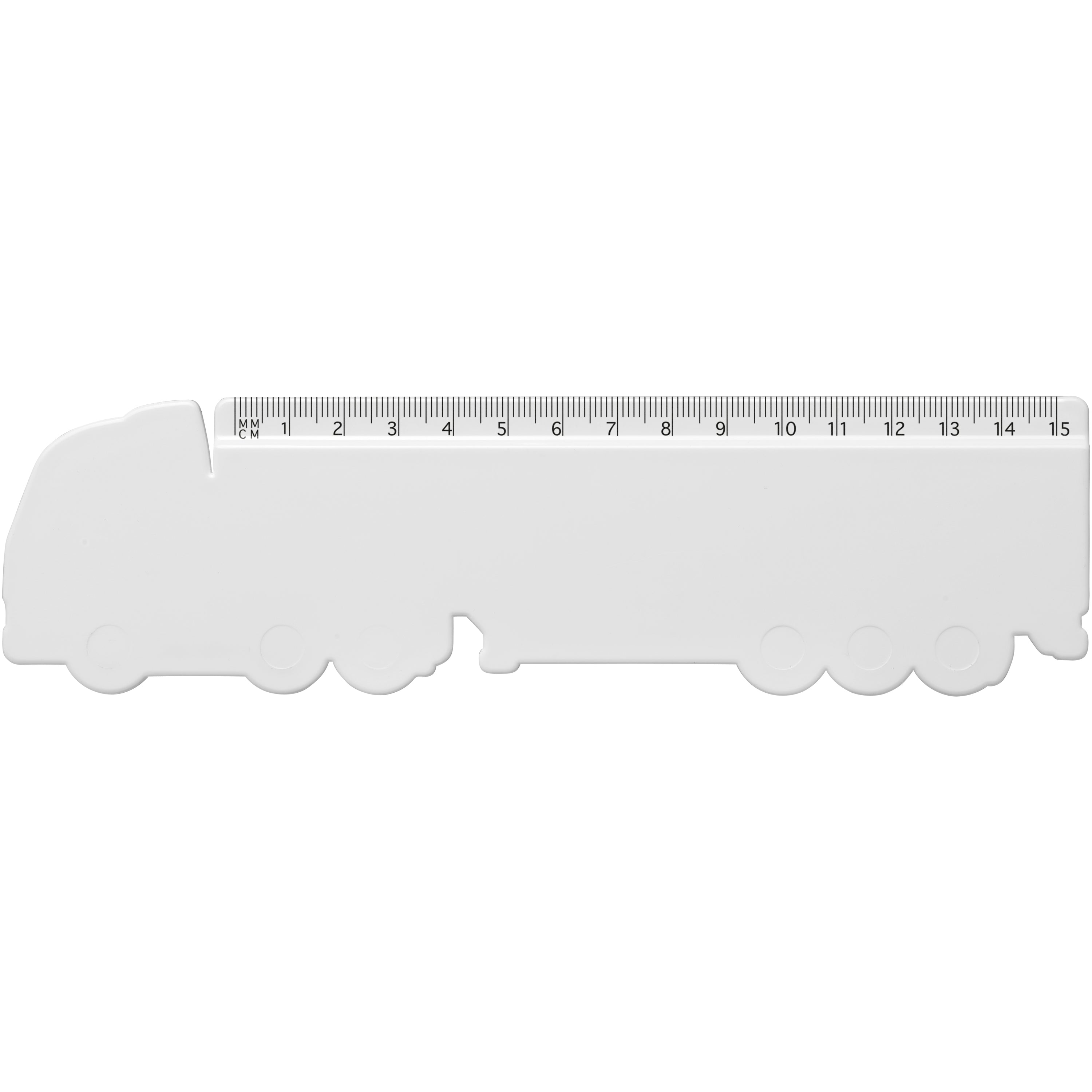 15cm Lorry Shaped Recycled Plastic Ruler