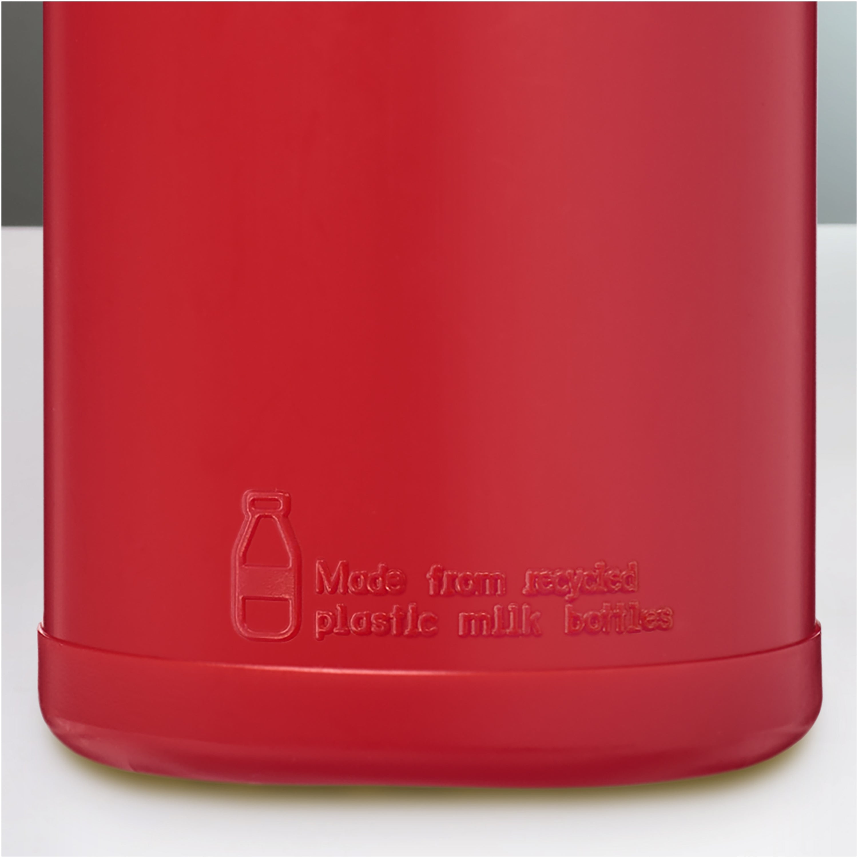 Recycled Plastic Flip Lid Sports Water Bottle