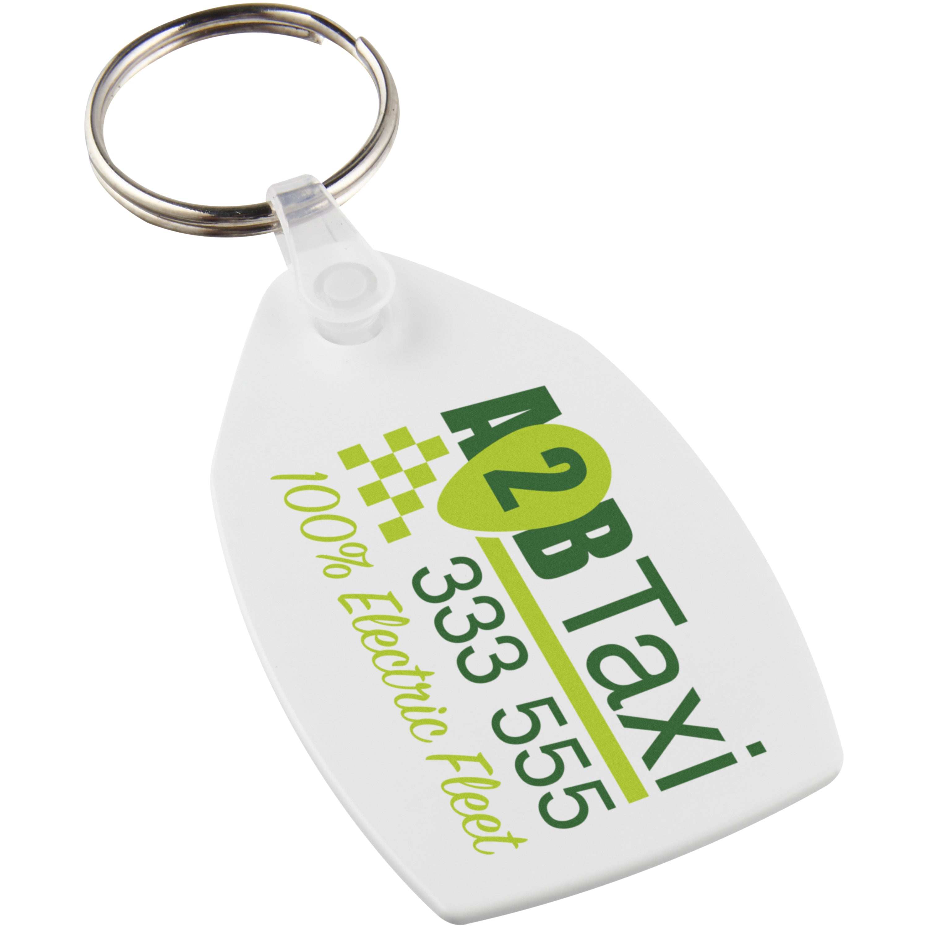 Rectangle Shaped Recycled Keyring