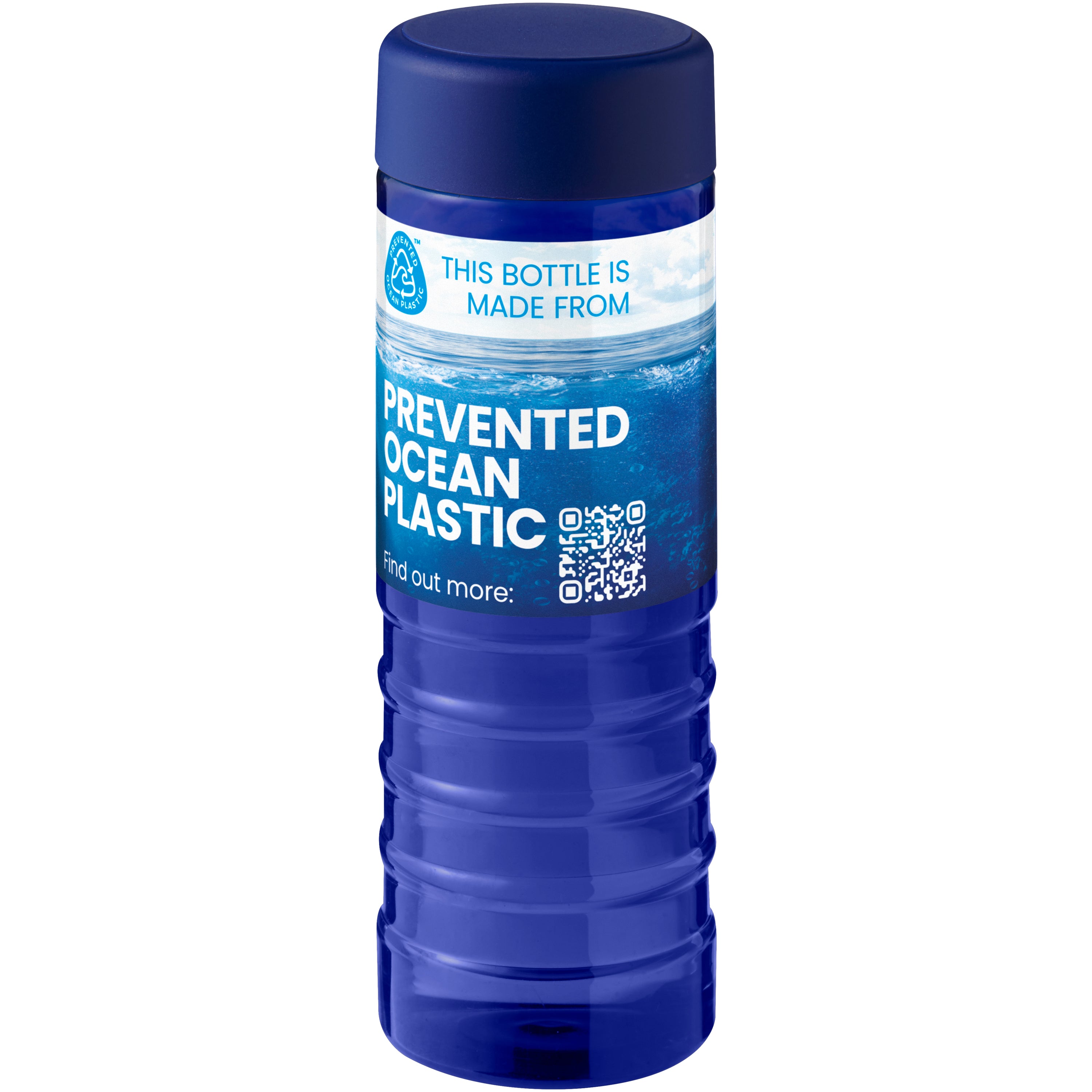 750ml Recycled Plastic Screw Cap Water Bottle
