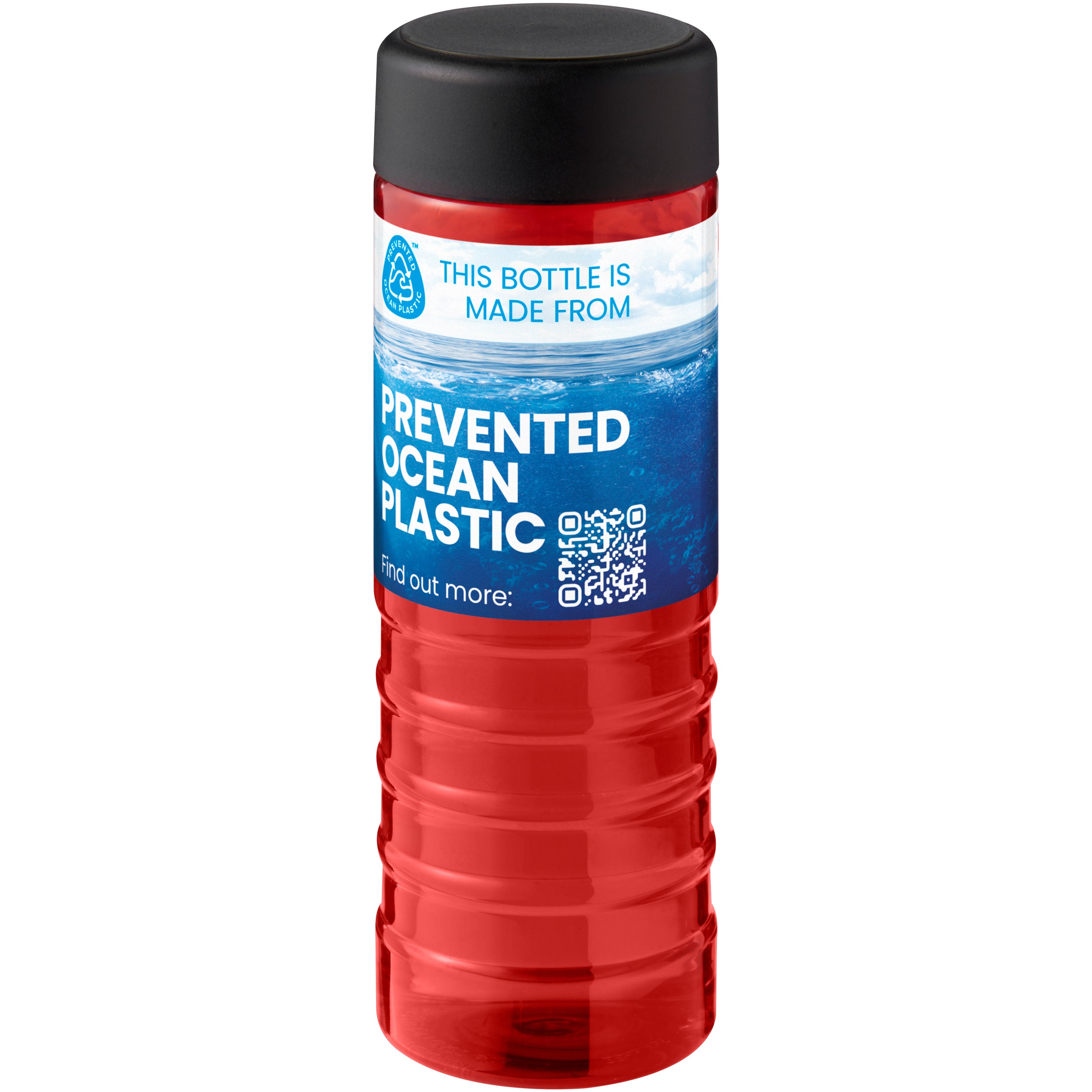 750ml Recycled Plastic Screw Cap Water Bottle