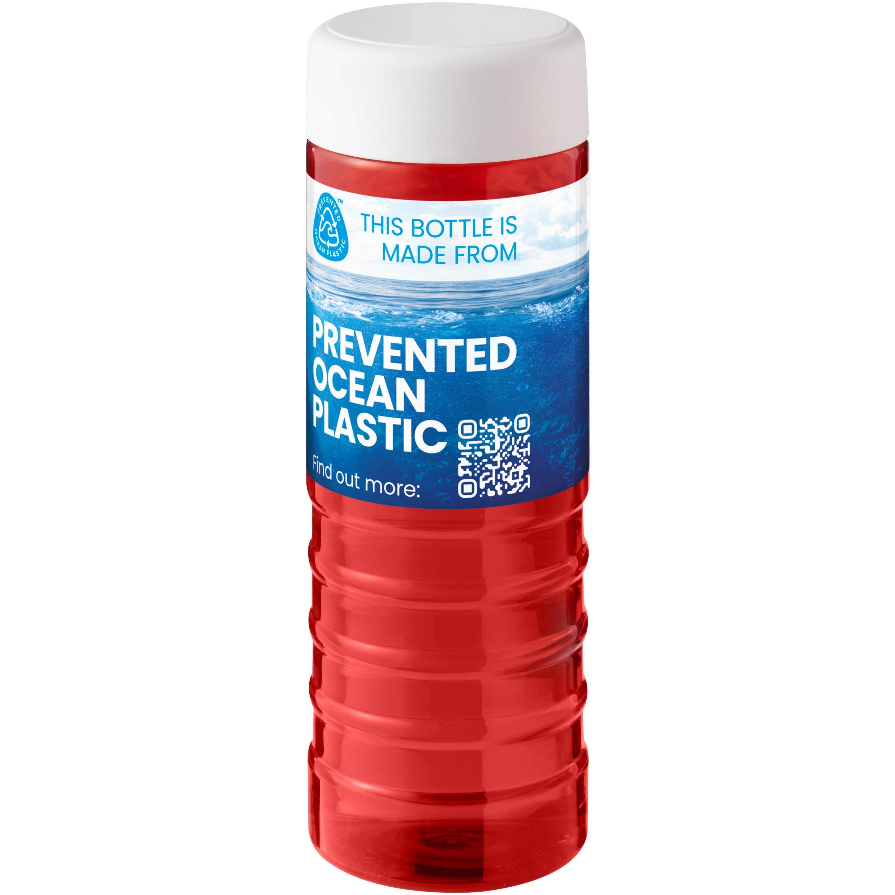 750ml Recycled Plastic Screw Cap Water Bottle