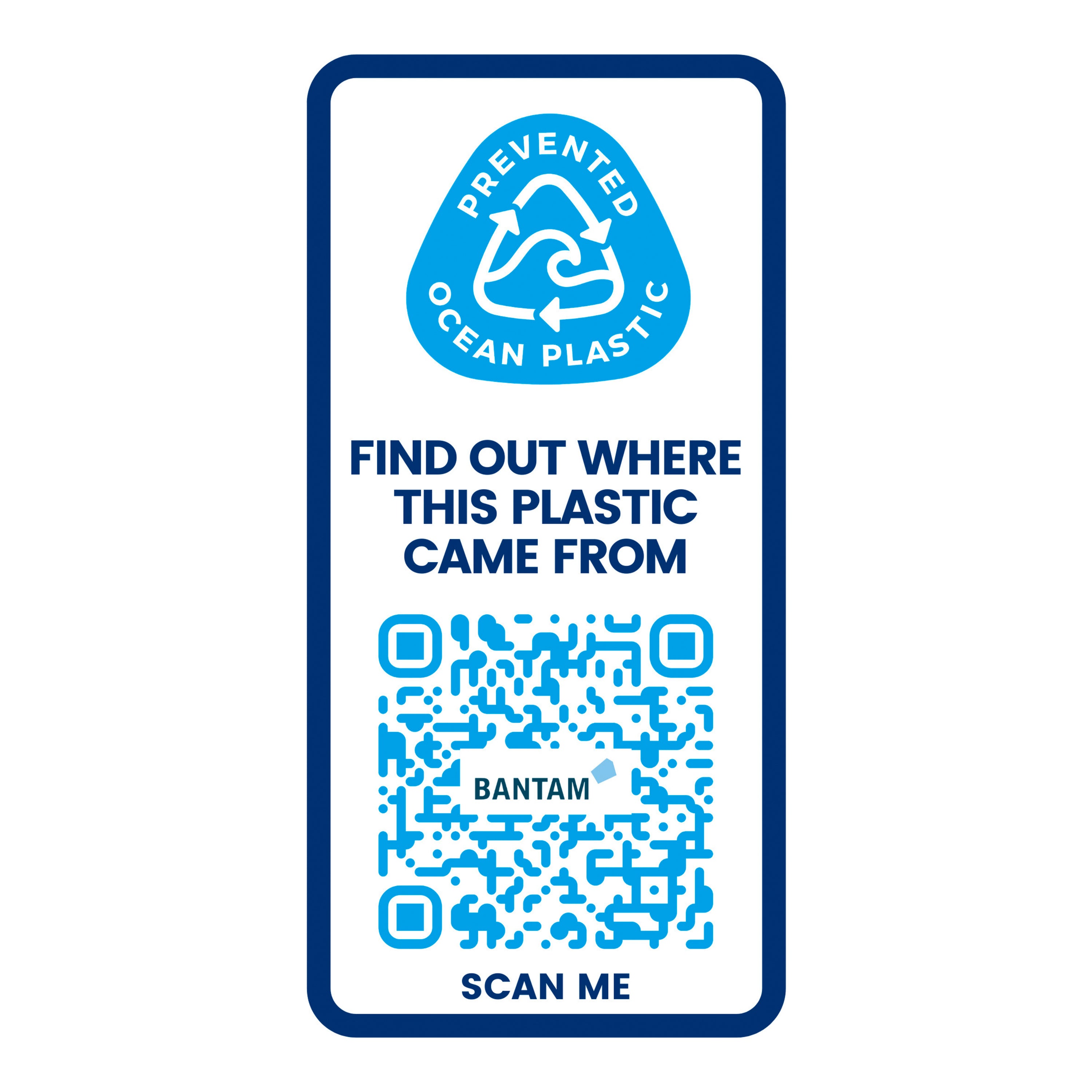 Recycled Plastic Water Bottle with Spout Lid