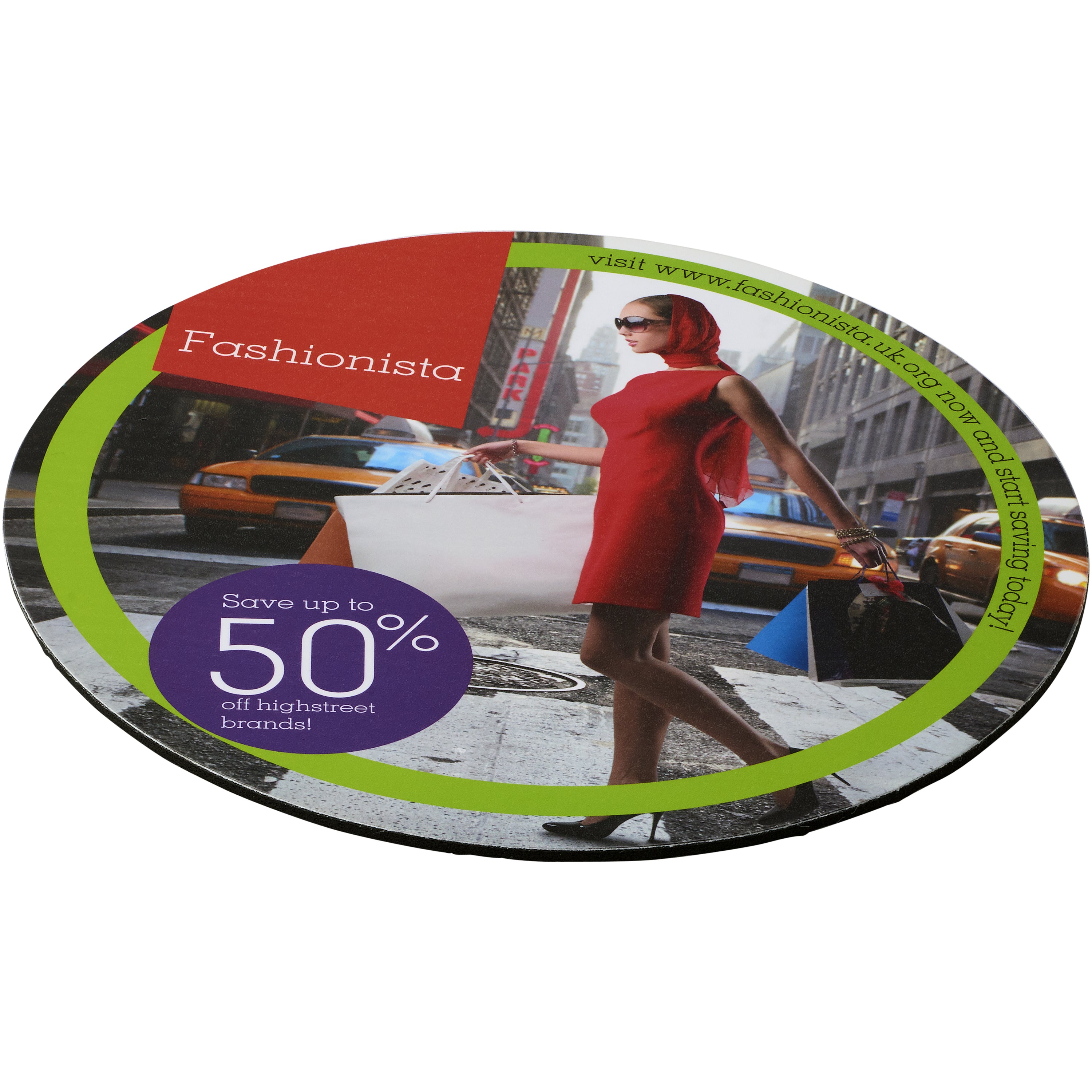 Q-Mat Round Mouse Pad