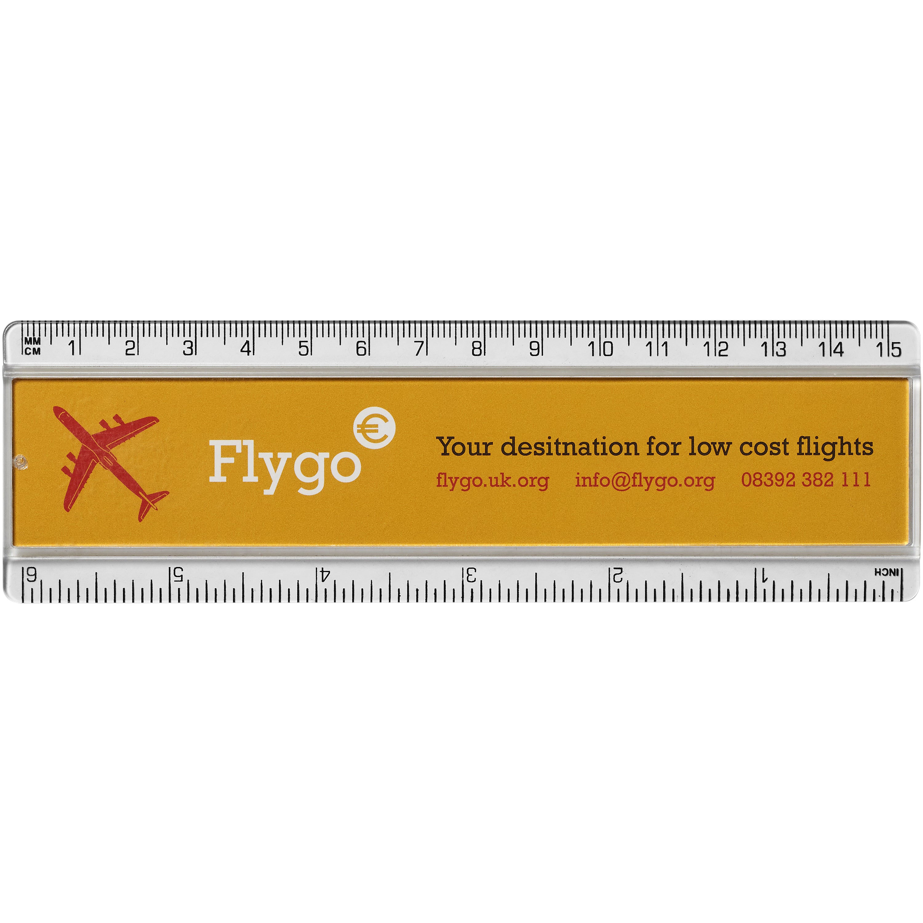 Ellison 15cm Paper Insert Plastic Ruler