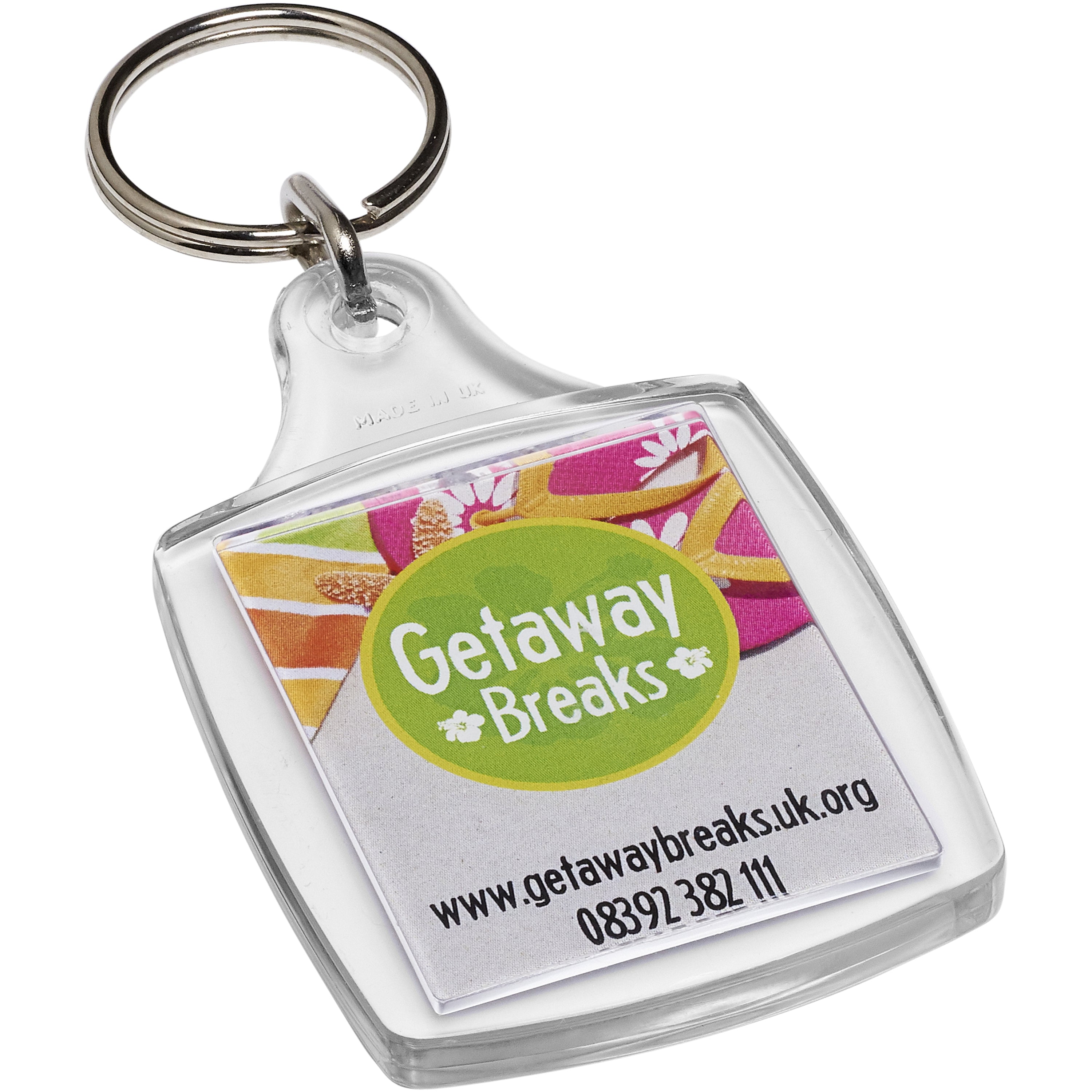 Tour A5 Clear Keyring