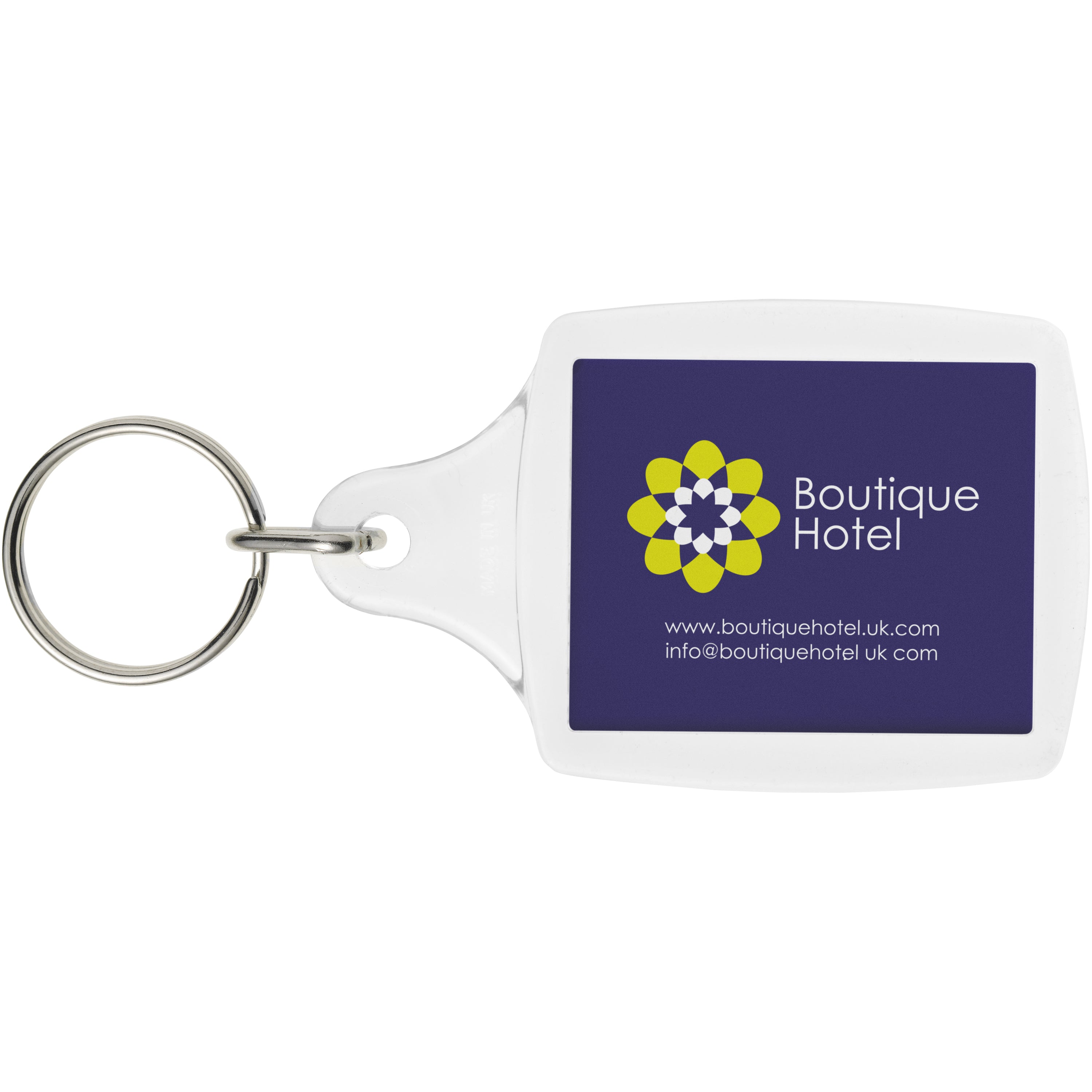 Tour A5 Clear Keyring