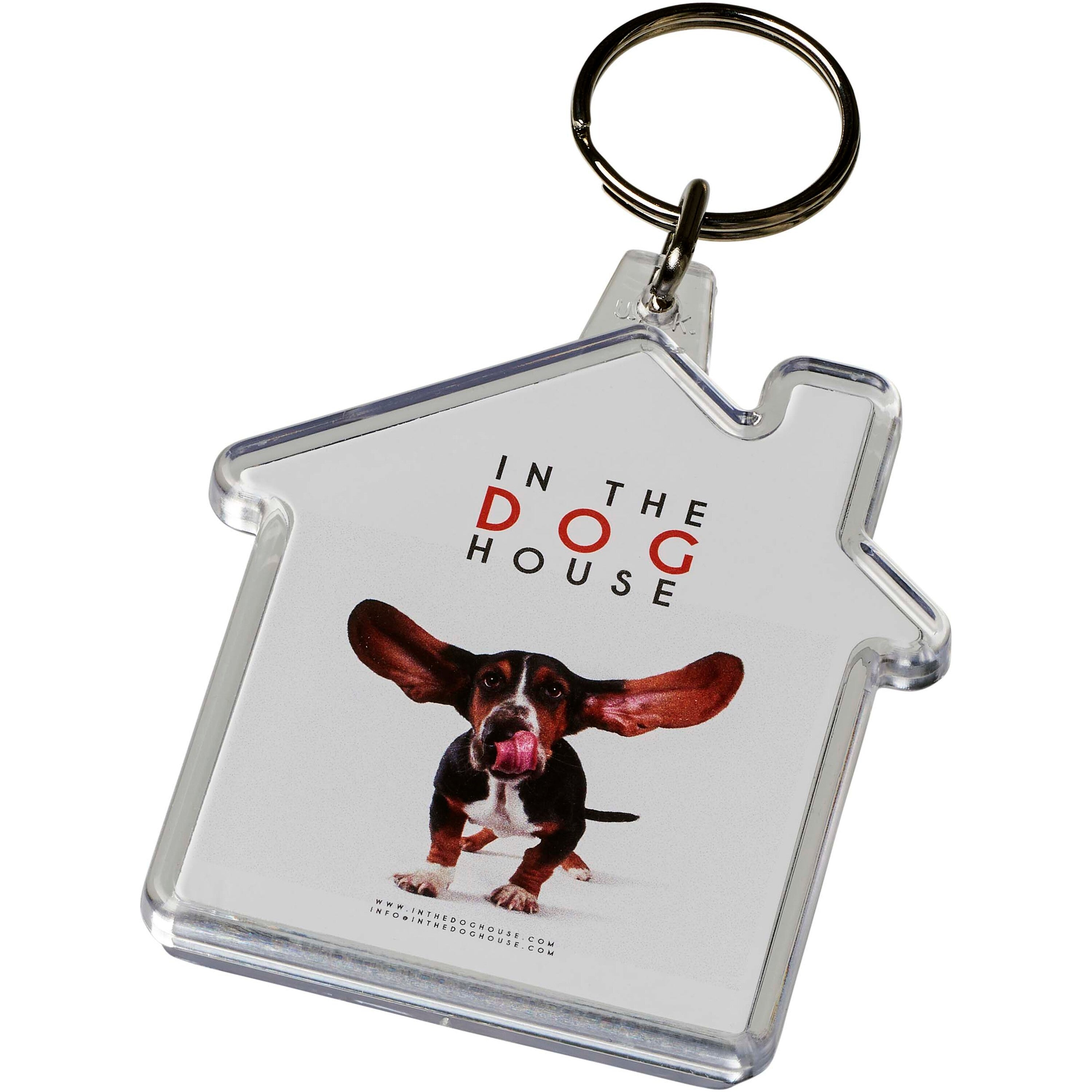 Combo House Shaped Keyring