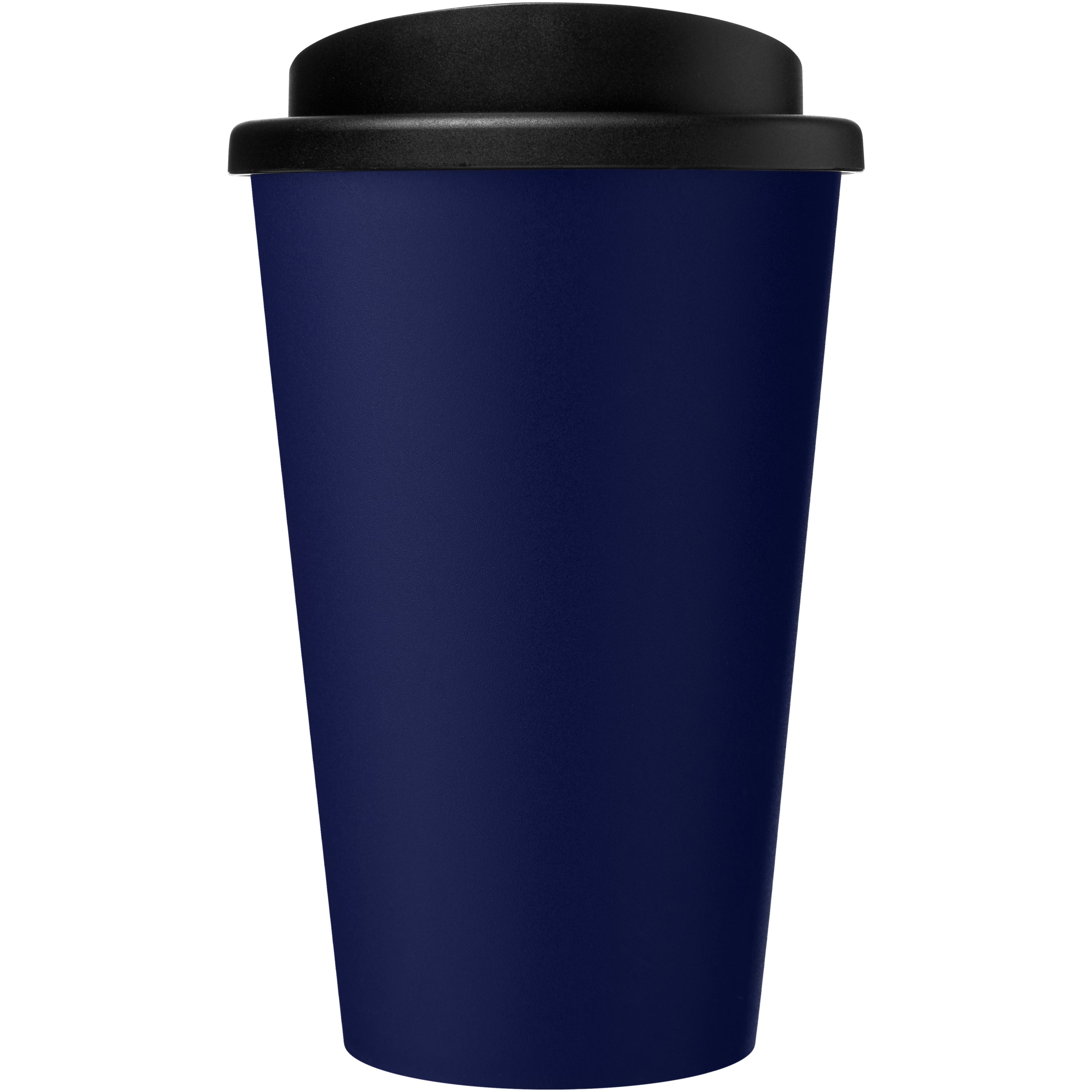 Recycled Double Walled Black Lid Tumbler