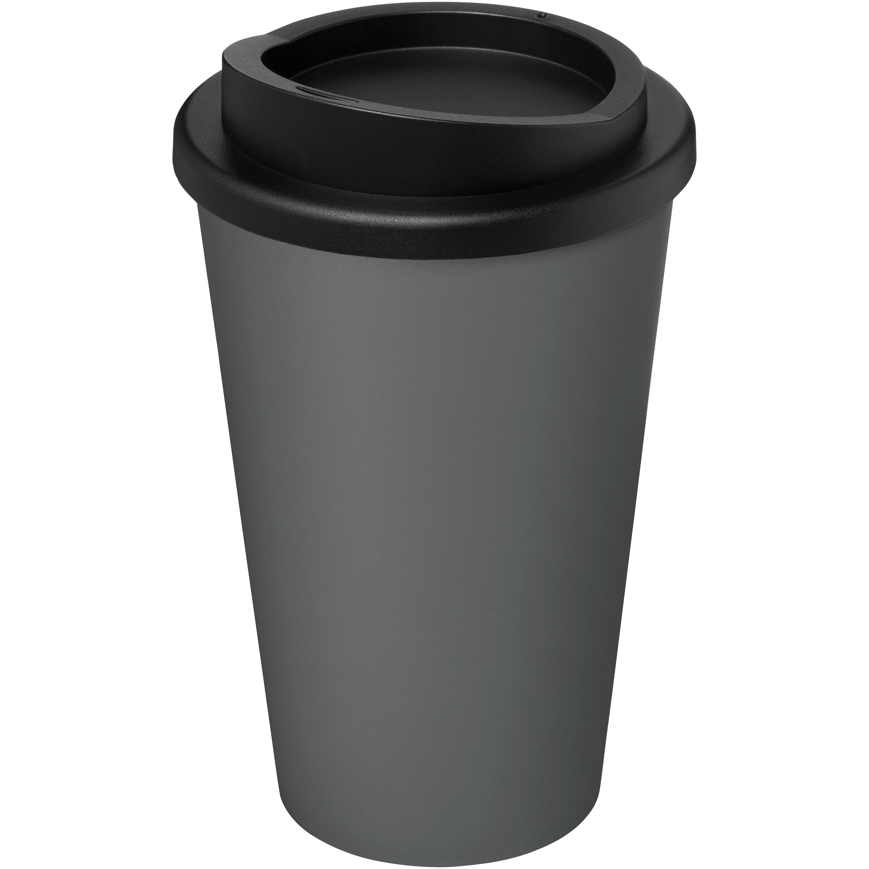Recycled Double Walled Black Lid Tumbler