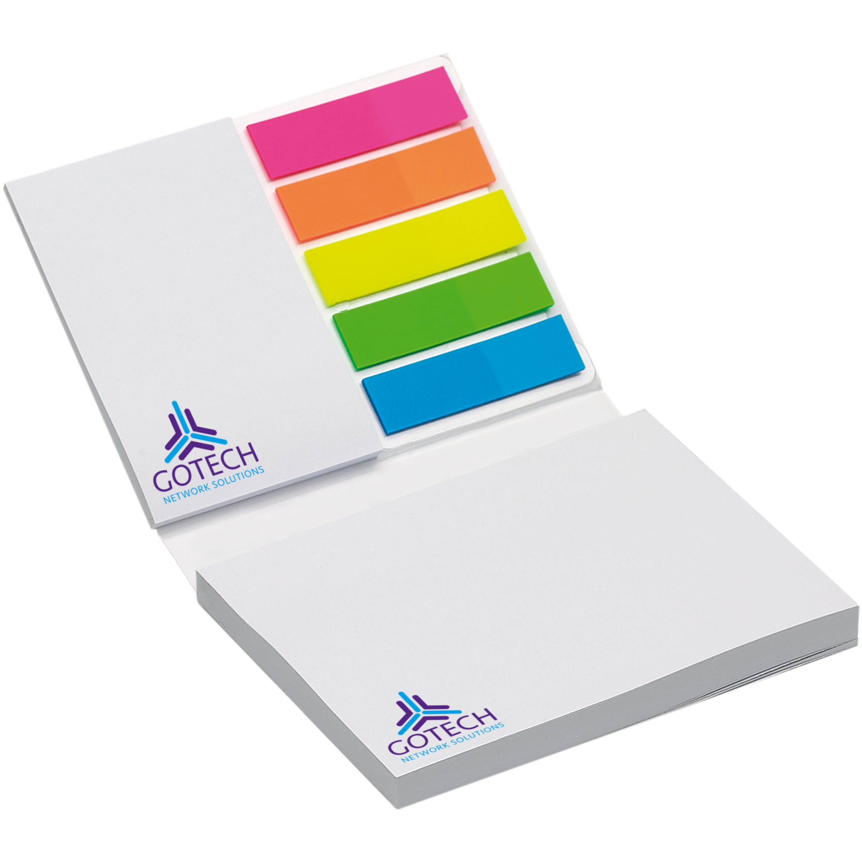 Soft Cover Sticky Notes and Page Marker Set
