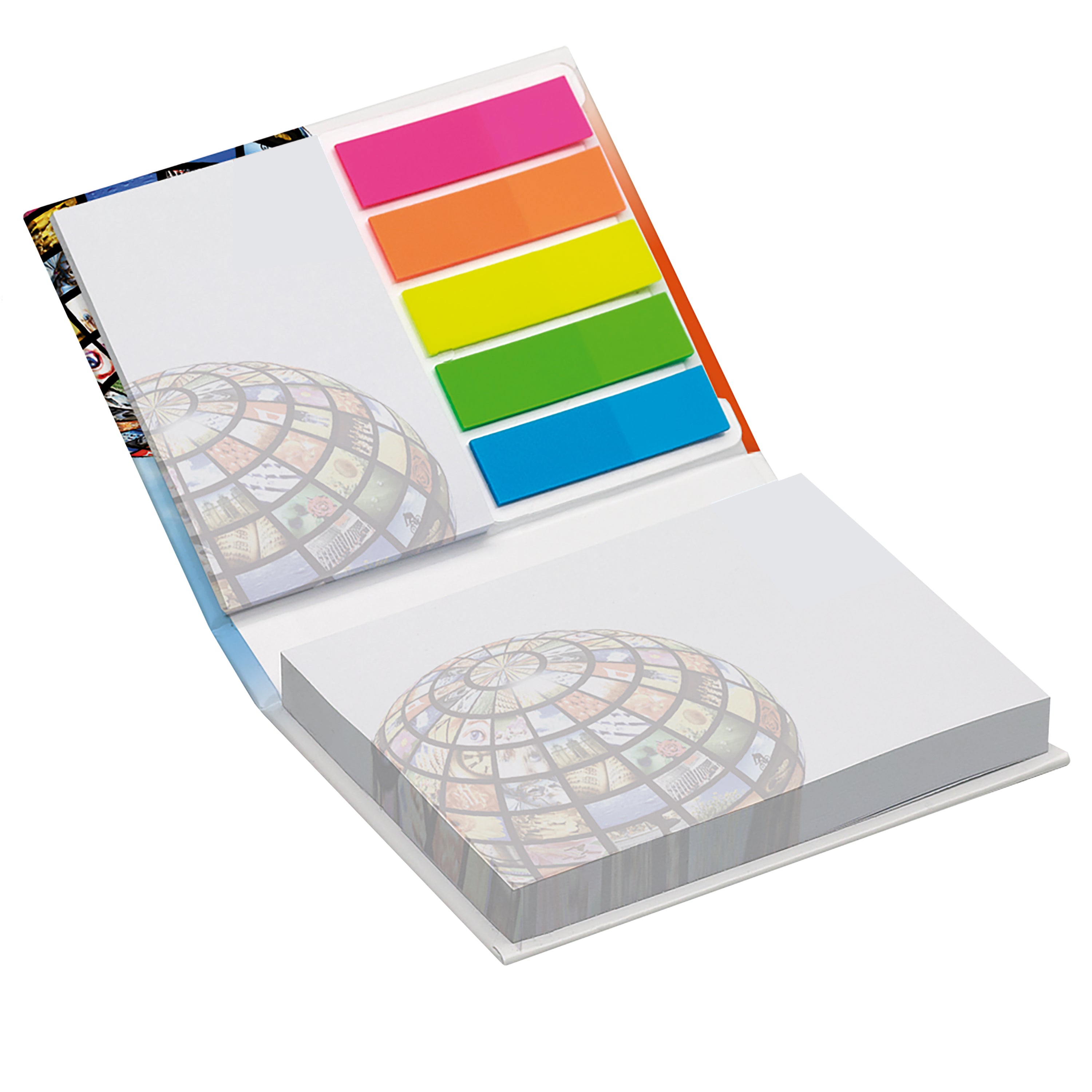 Hard Cover Sticky Notes Page Marker Set