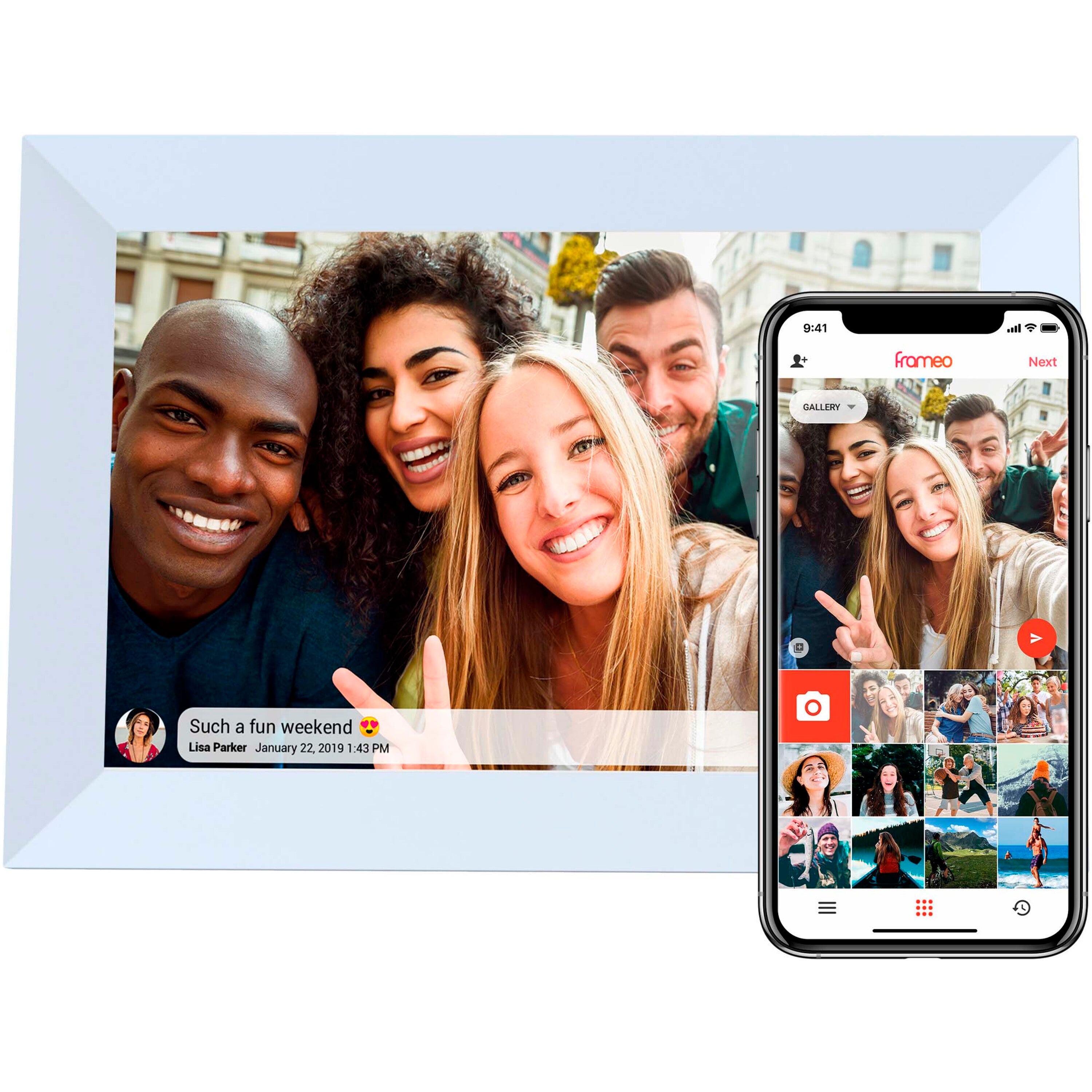 Prado WiFi Digital Photo Frame