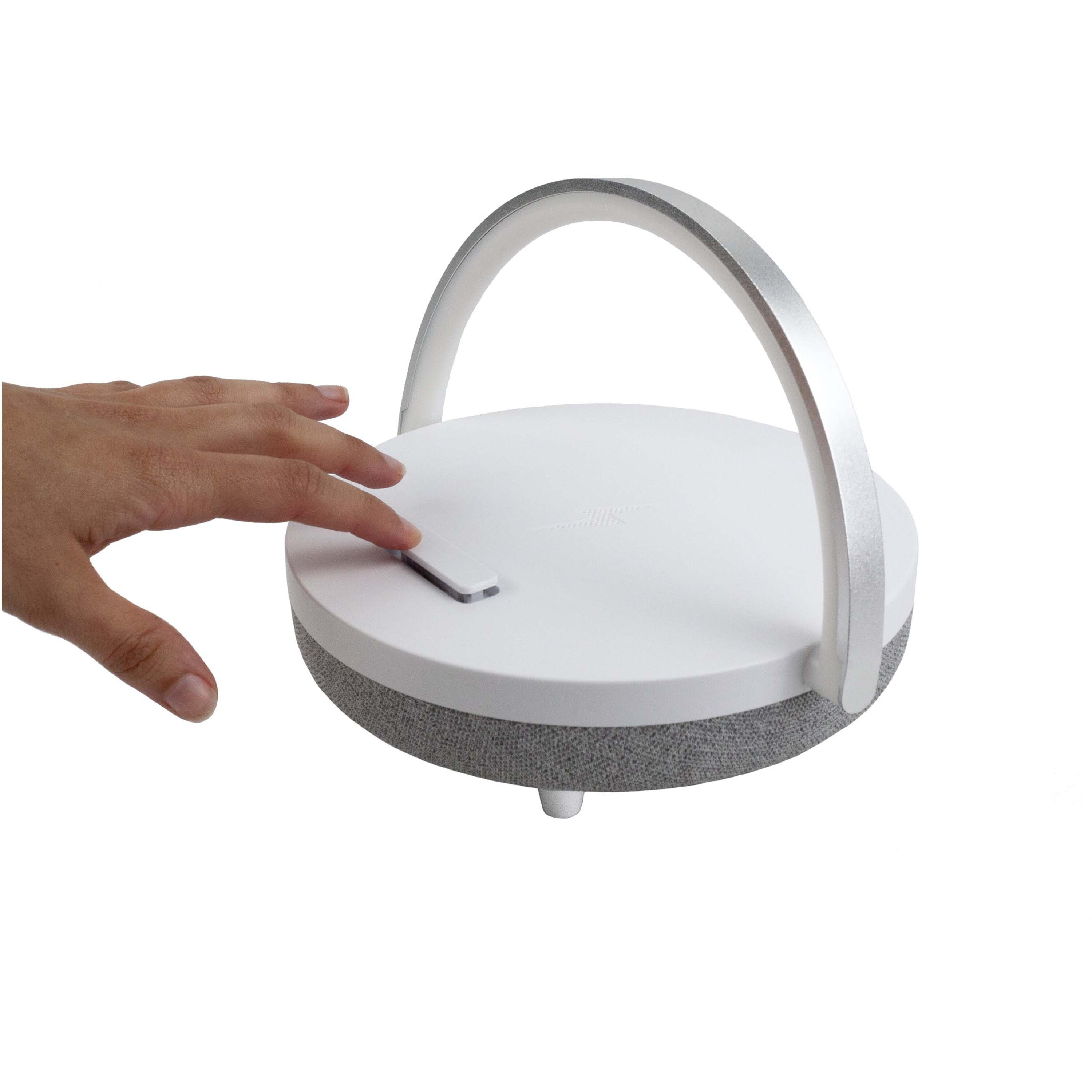 4-in-1 Wireless Speaker with LED light and Wireless Charger