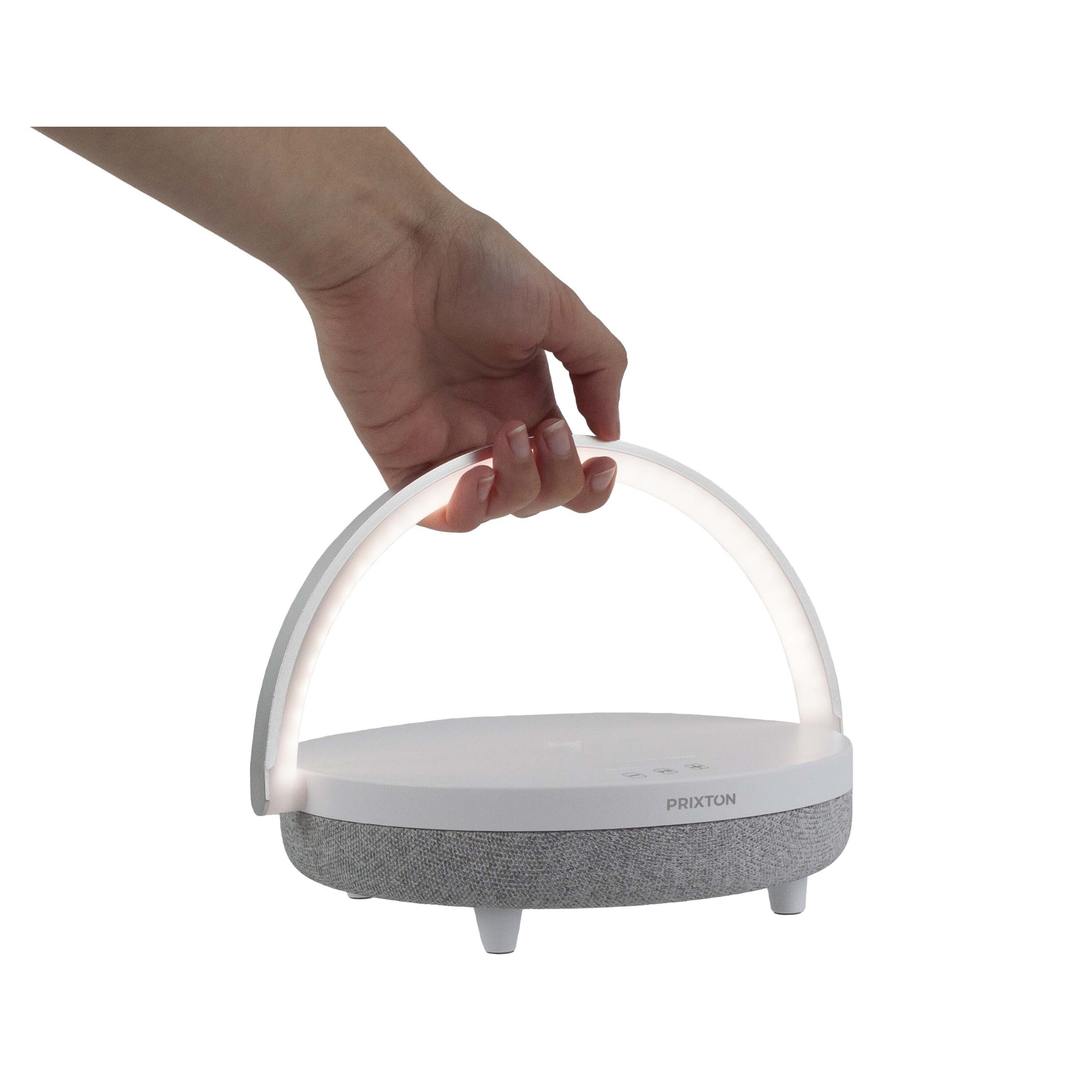 4-in-1 Wireless Speaker with LED light and Wireless Charger