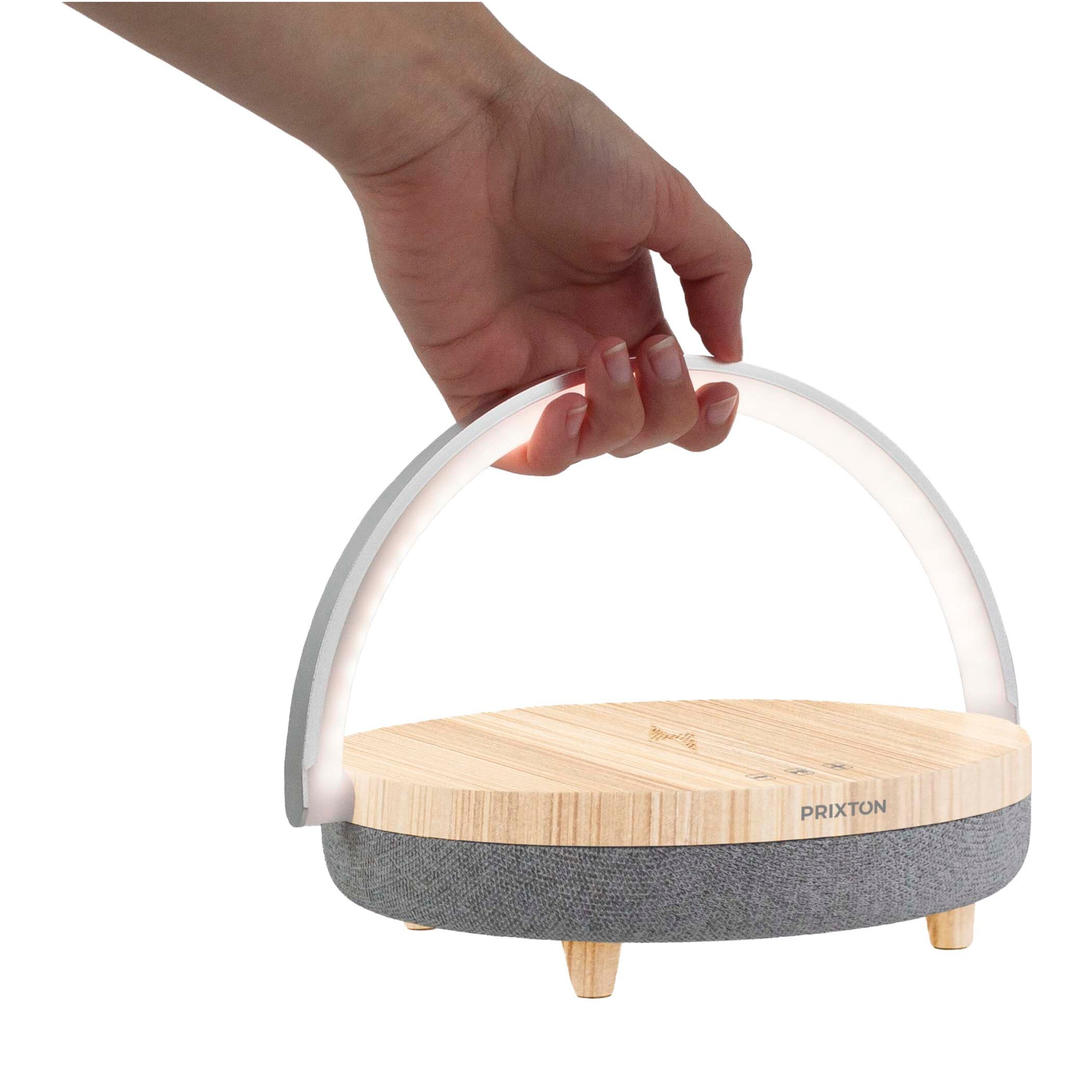 4-in-1 Wireless Speaker with LED light and Wireless Charger