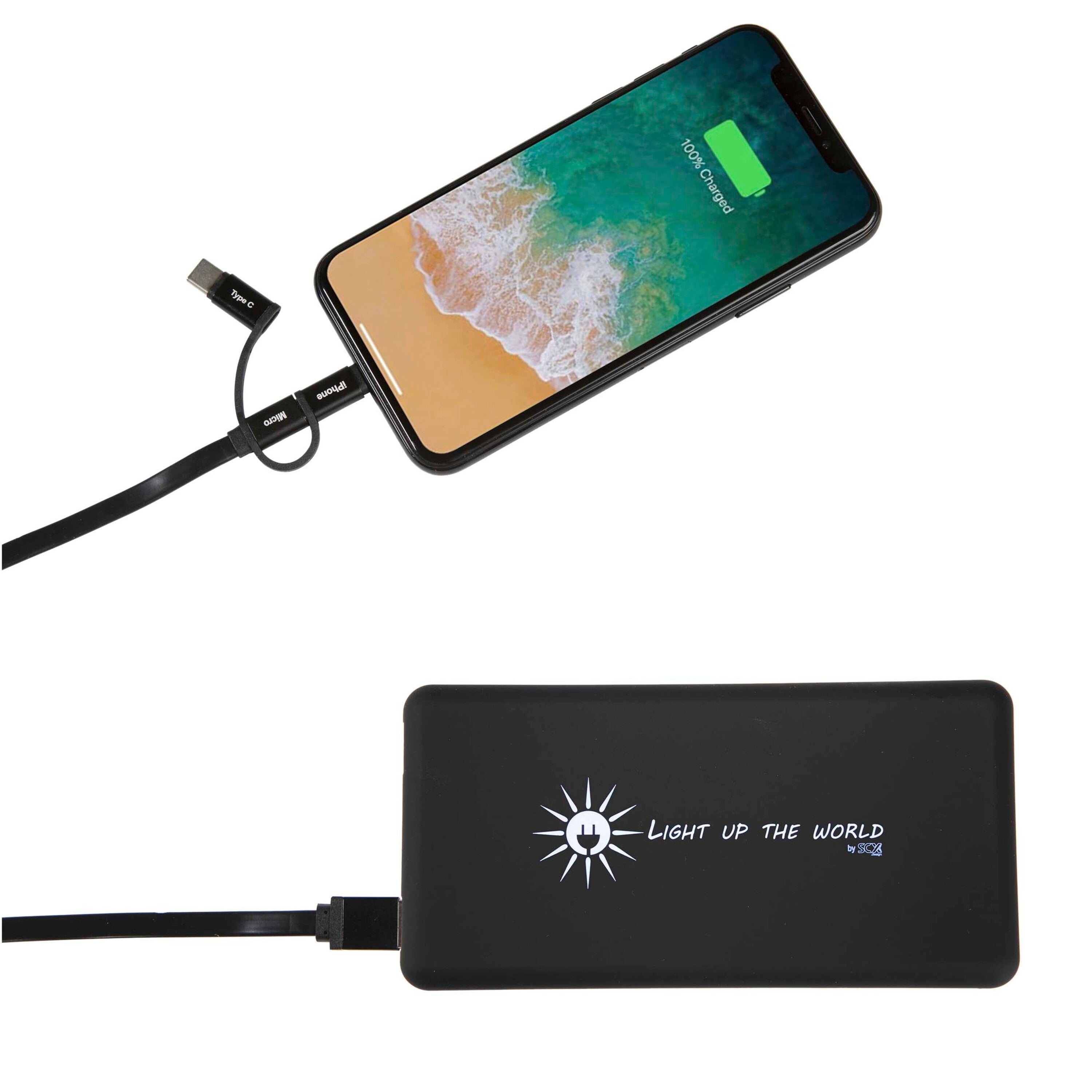 SCX Design Light-Up Solar Powerbank