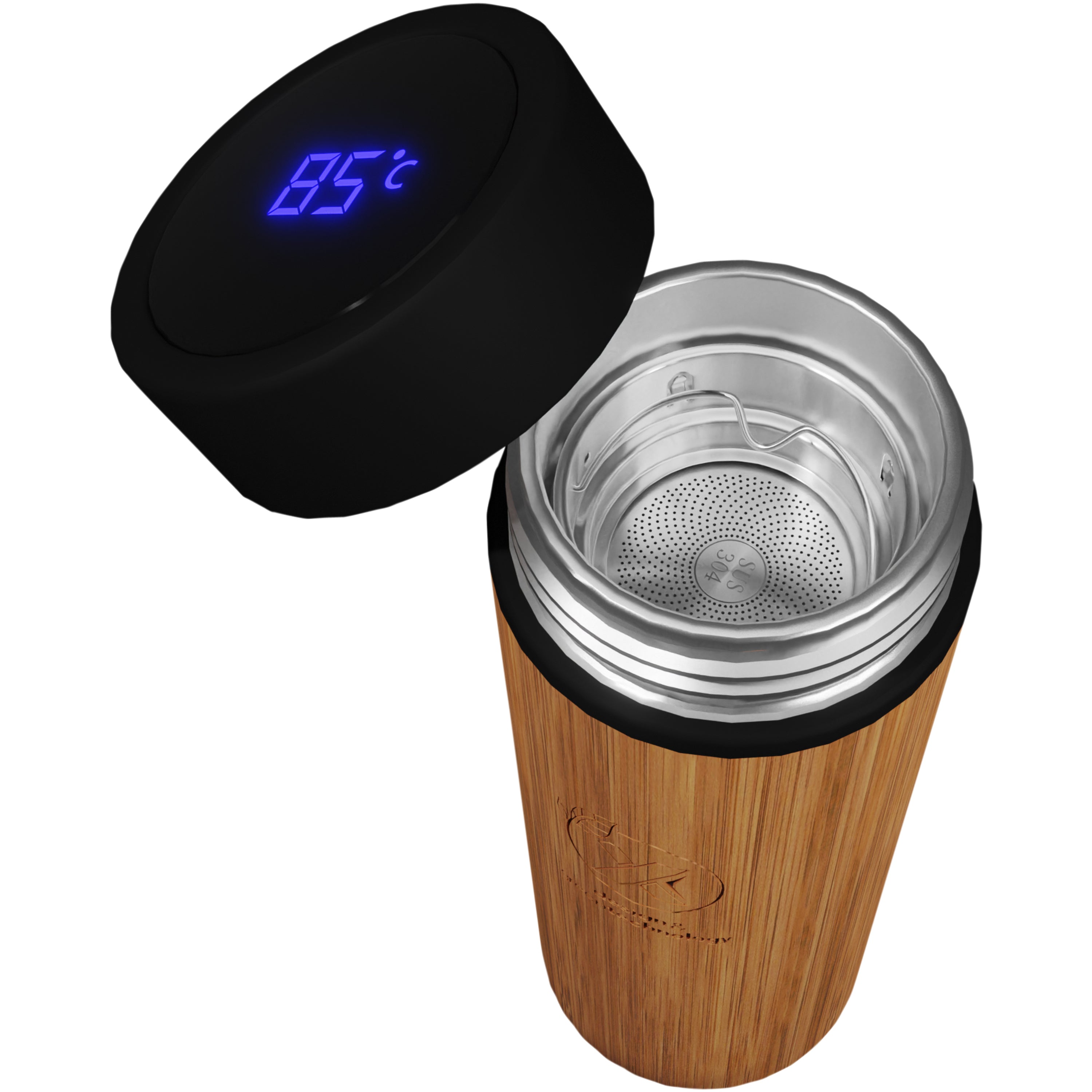 500ml Bamboo Smart Bottle