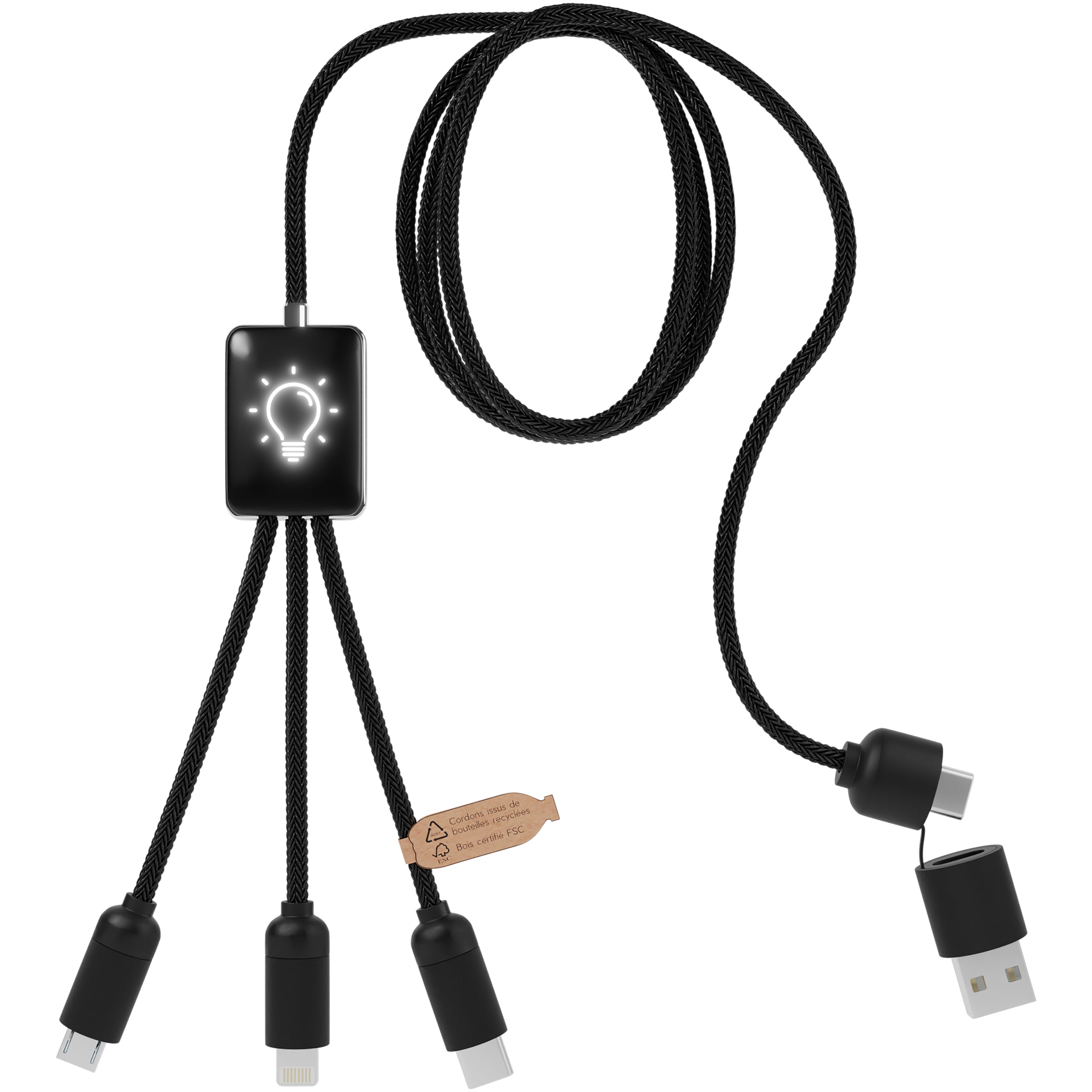 SCX Design 5-in-1 Extended Charging Cable