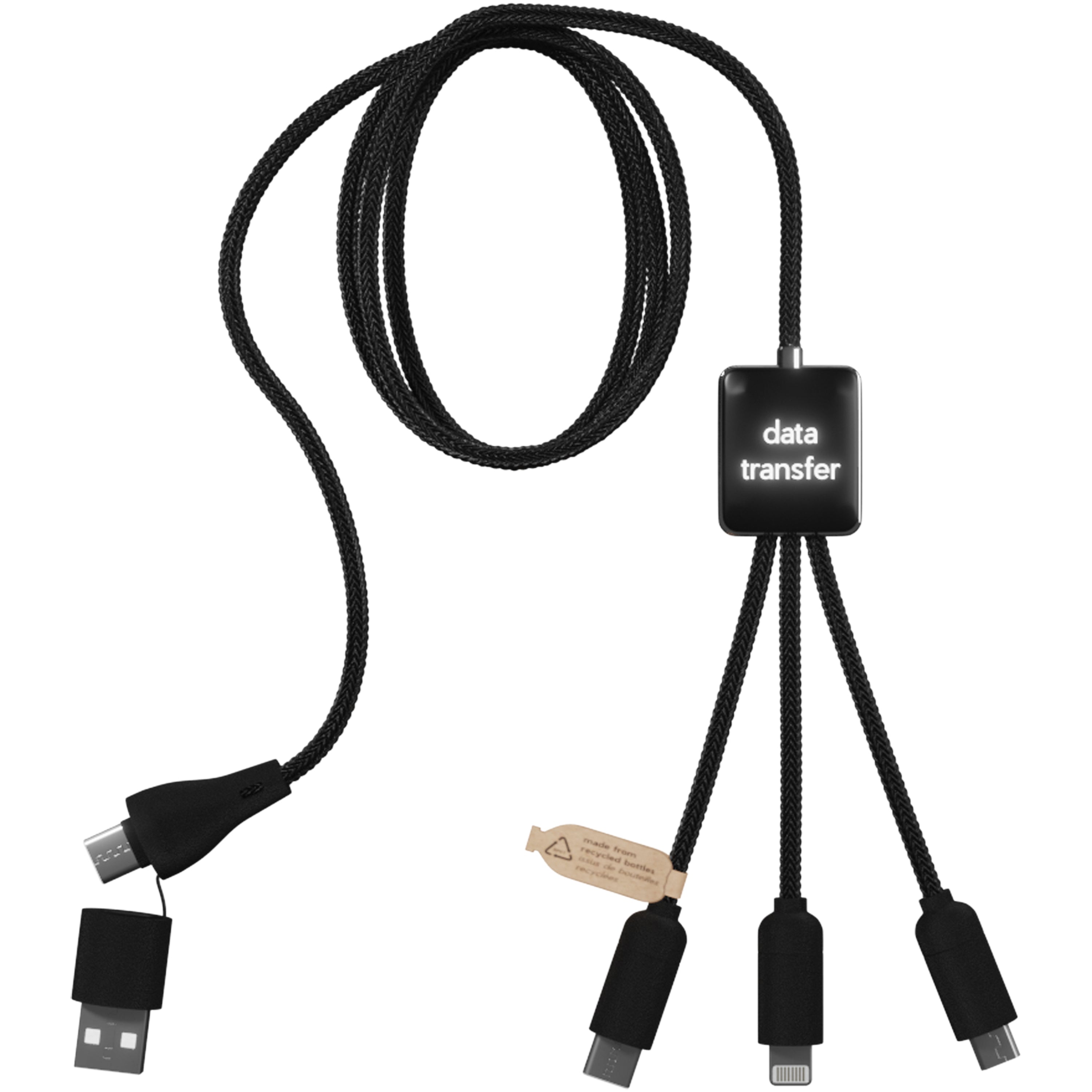 SCX Design 5-in-1 Data Transfer and Charging Cable