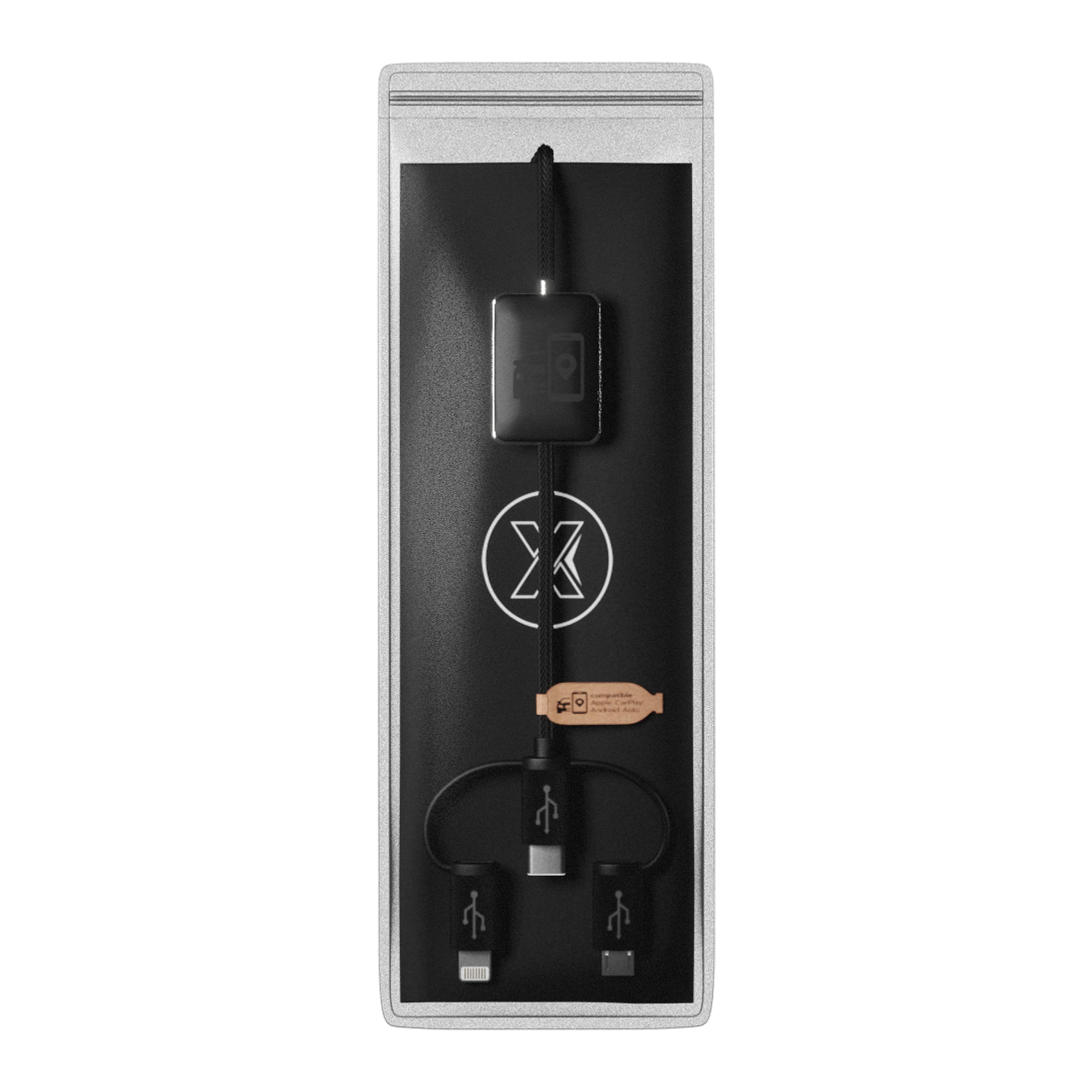 SCX Design CarPlay 5-in-1 Rubber Charging Cable