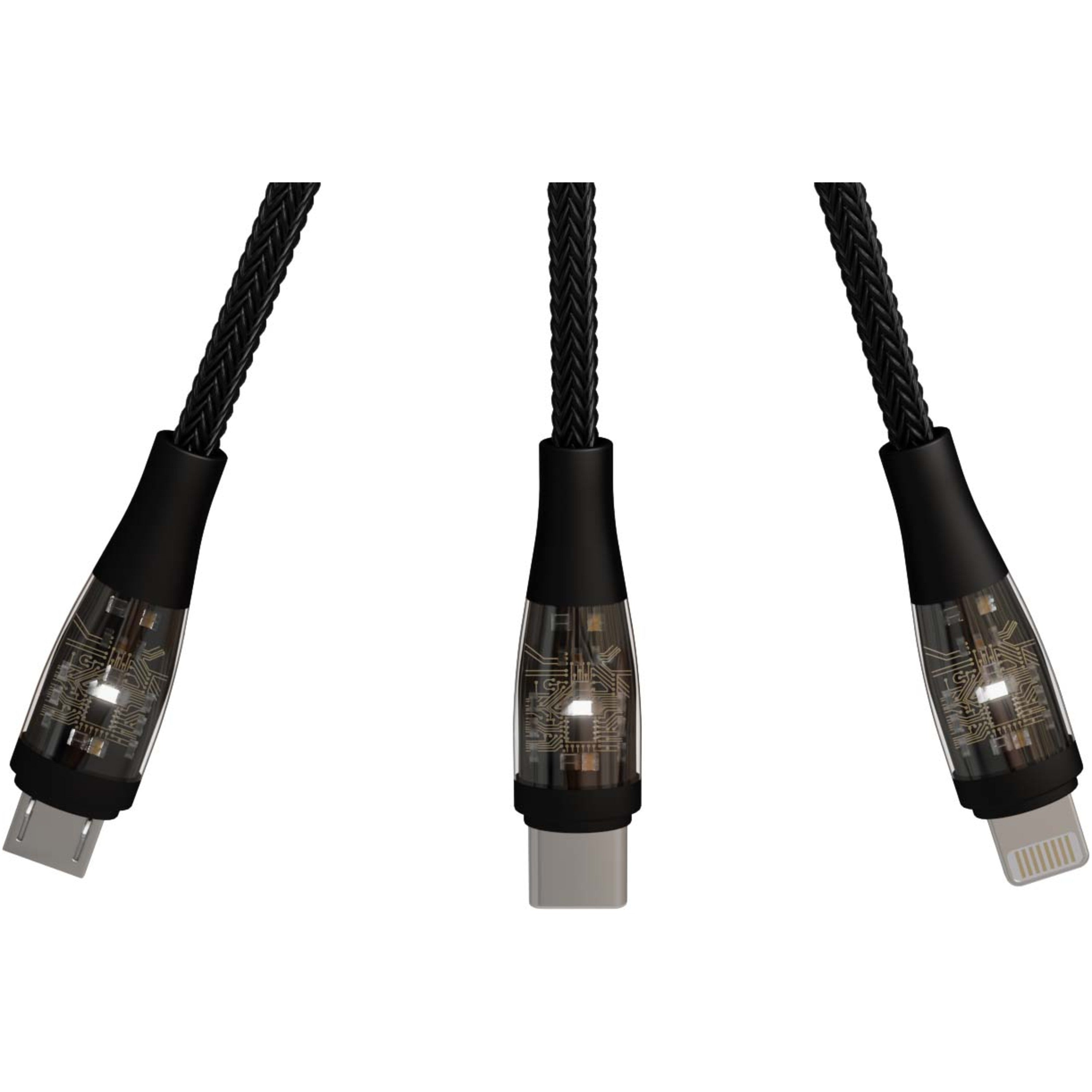 SCX 5-in-1 Fast Charging Cable with Digital Display