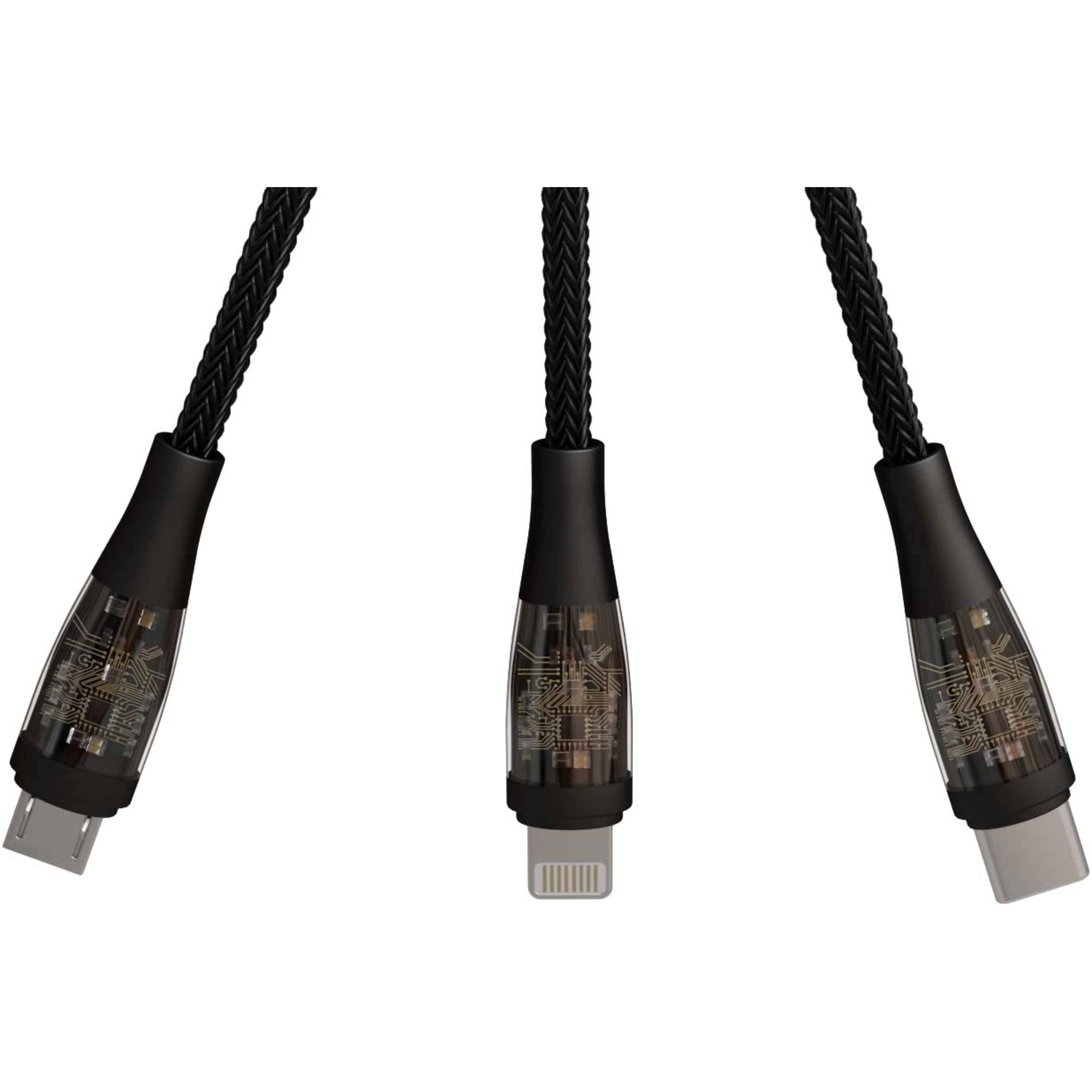 SCX 5-in-1 Fast Charging Cable with Digital Display