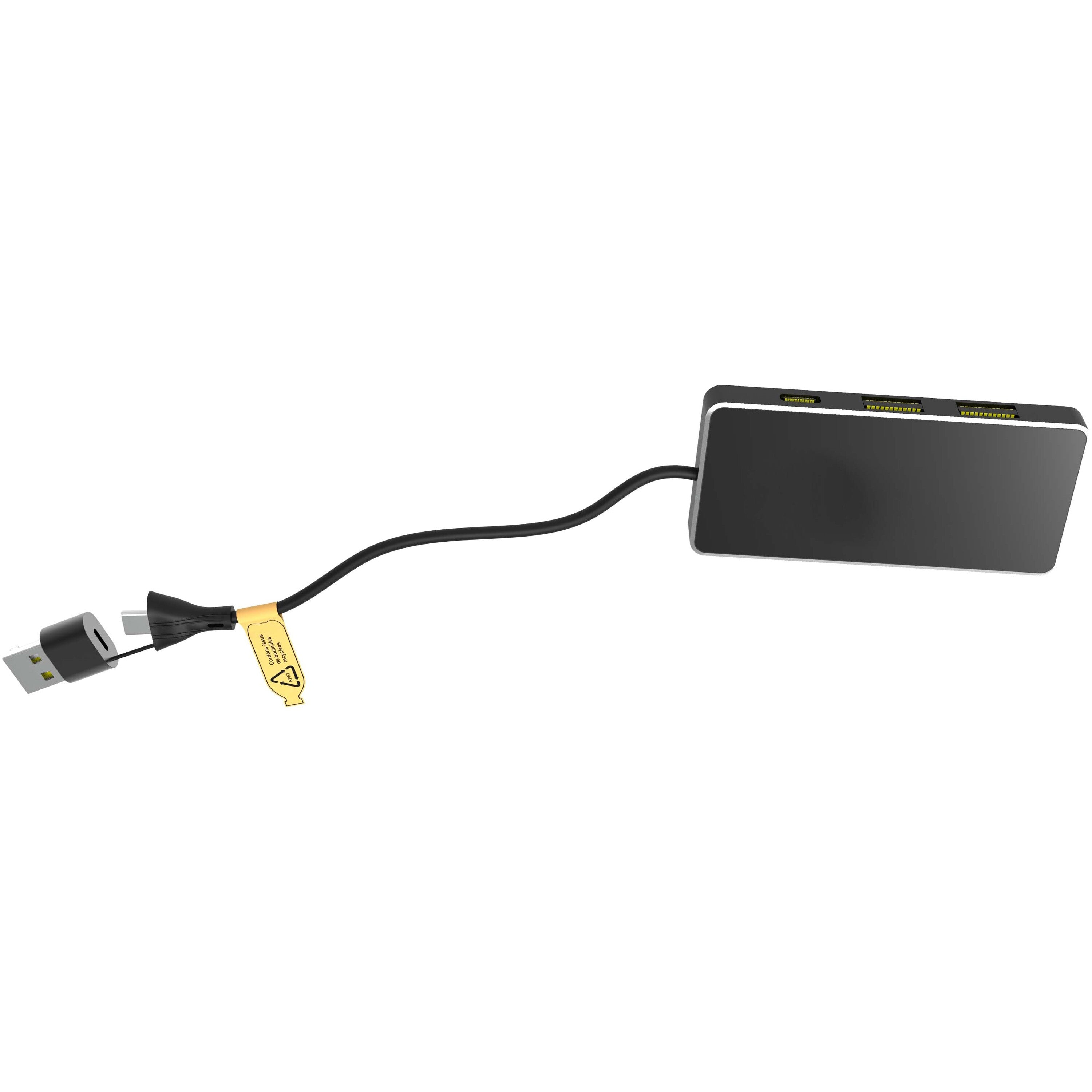 8-in-1 USB Hub with Dual Input and 6-Ports