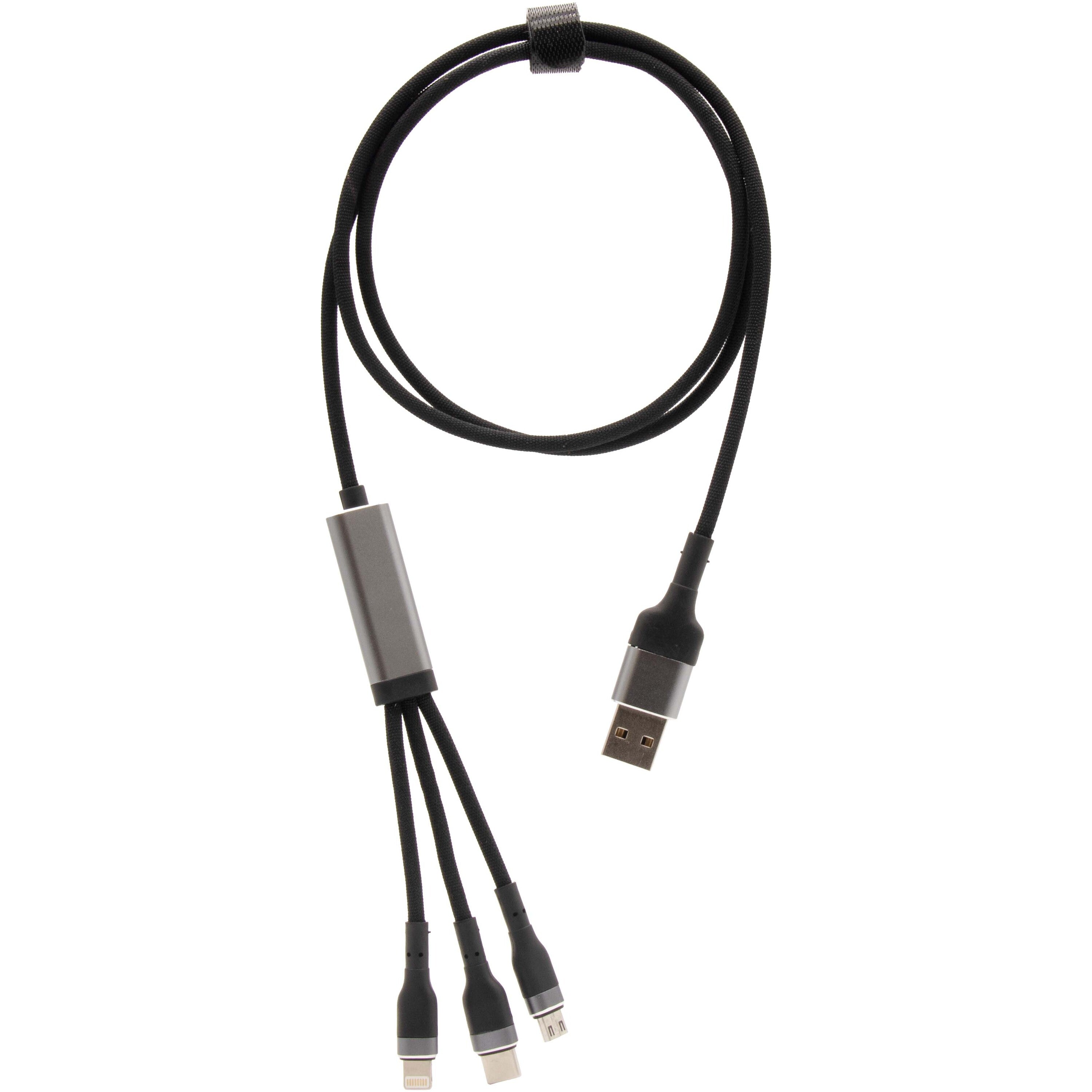 5-in-1 Recycled Plastic Ultra Fast Charging Cable